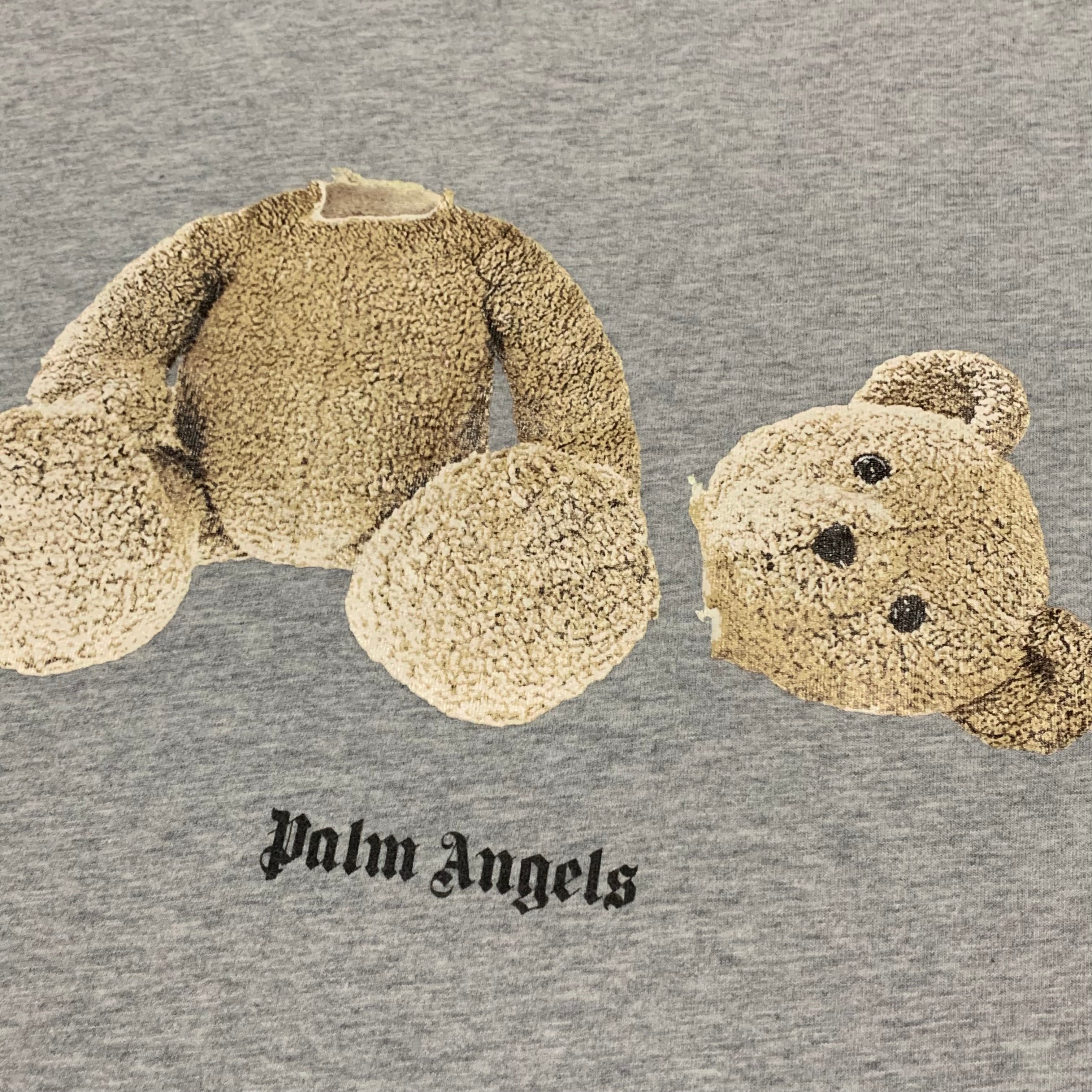 Palm Angels XL Classic Bear Grey Tee