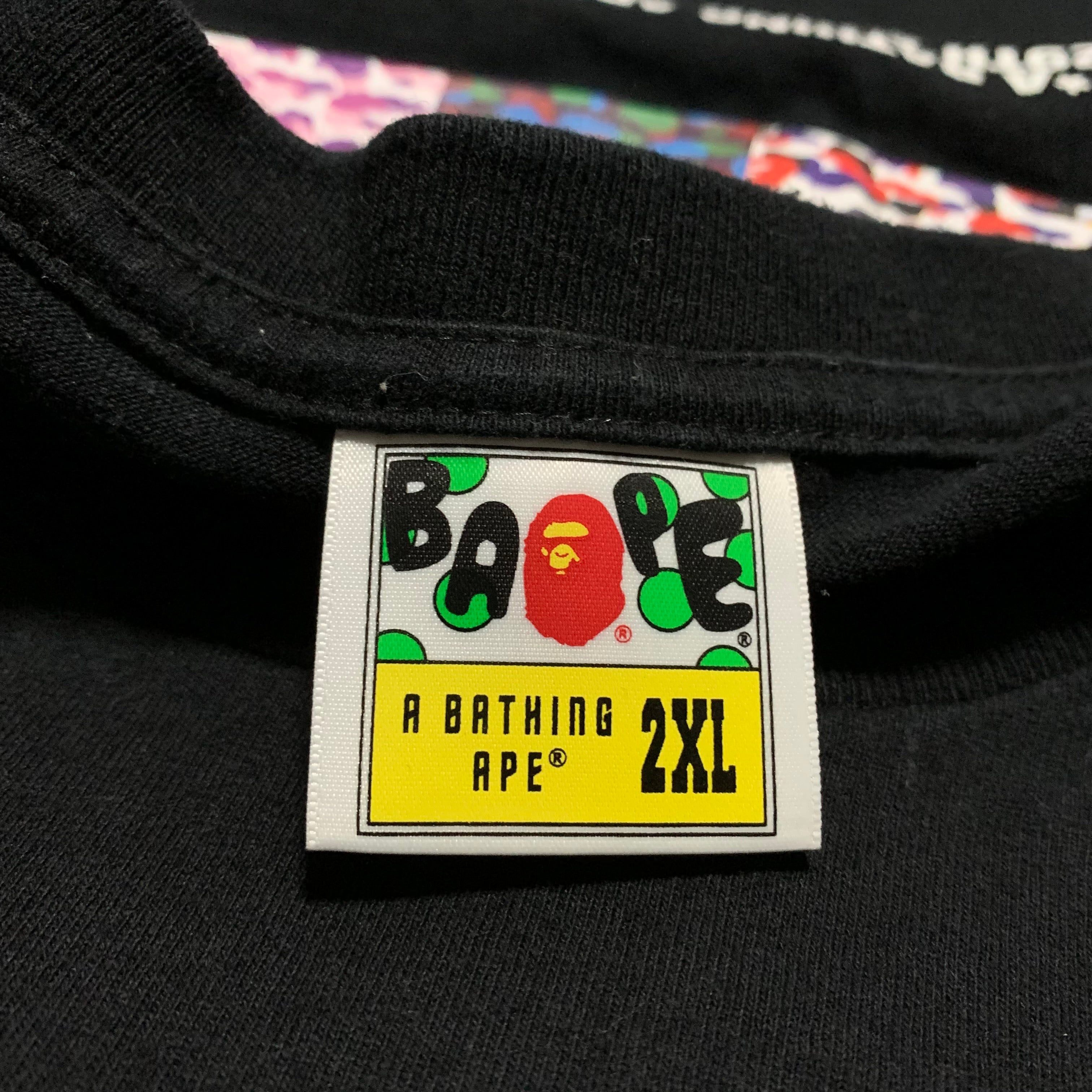 Bape XL 29th Anniversary Camo Black Tee A Bathing Ape