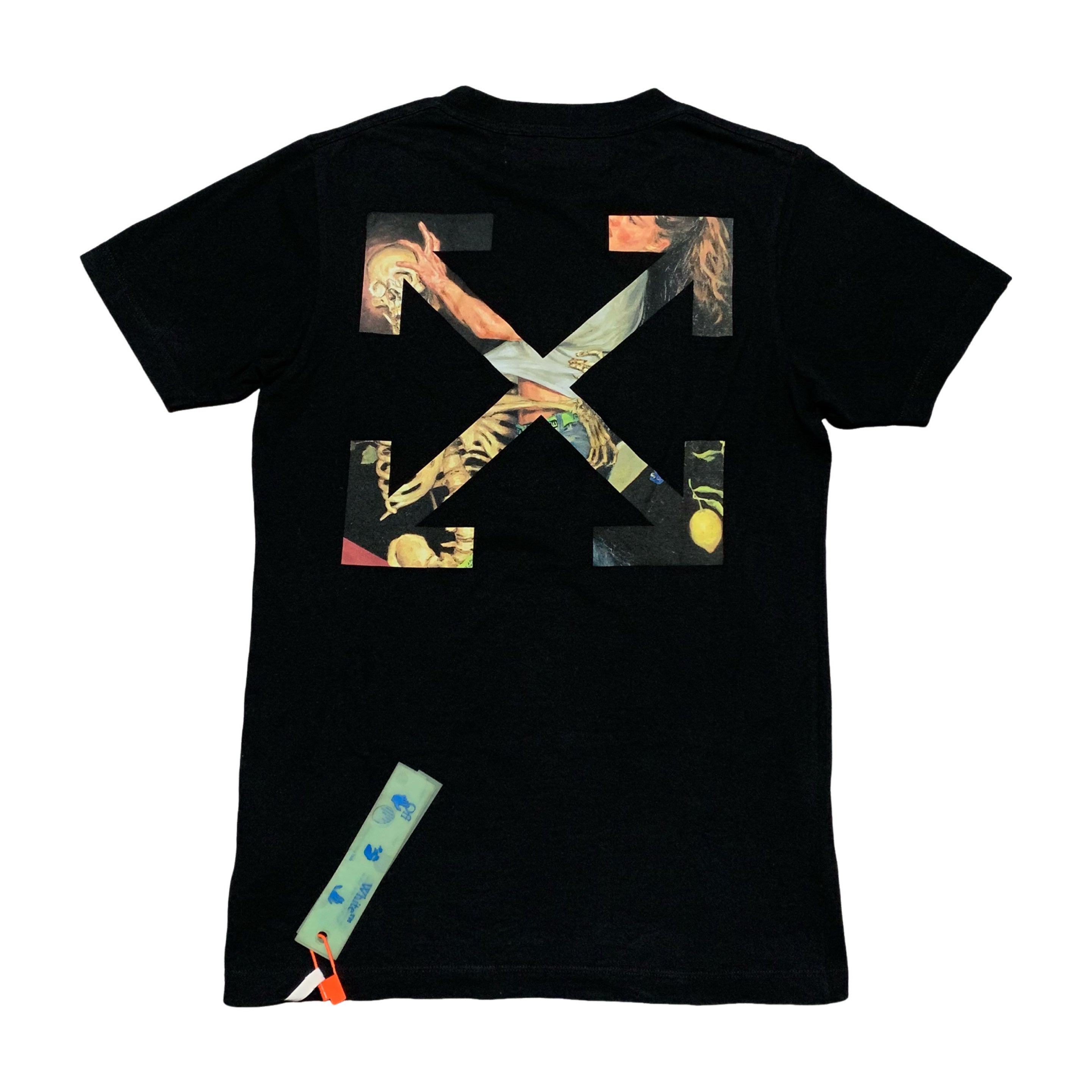 Off White Small Pascal Arrows Black Tee Virgil Abloh