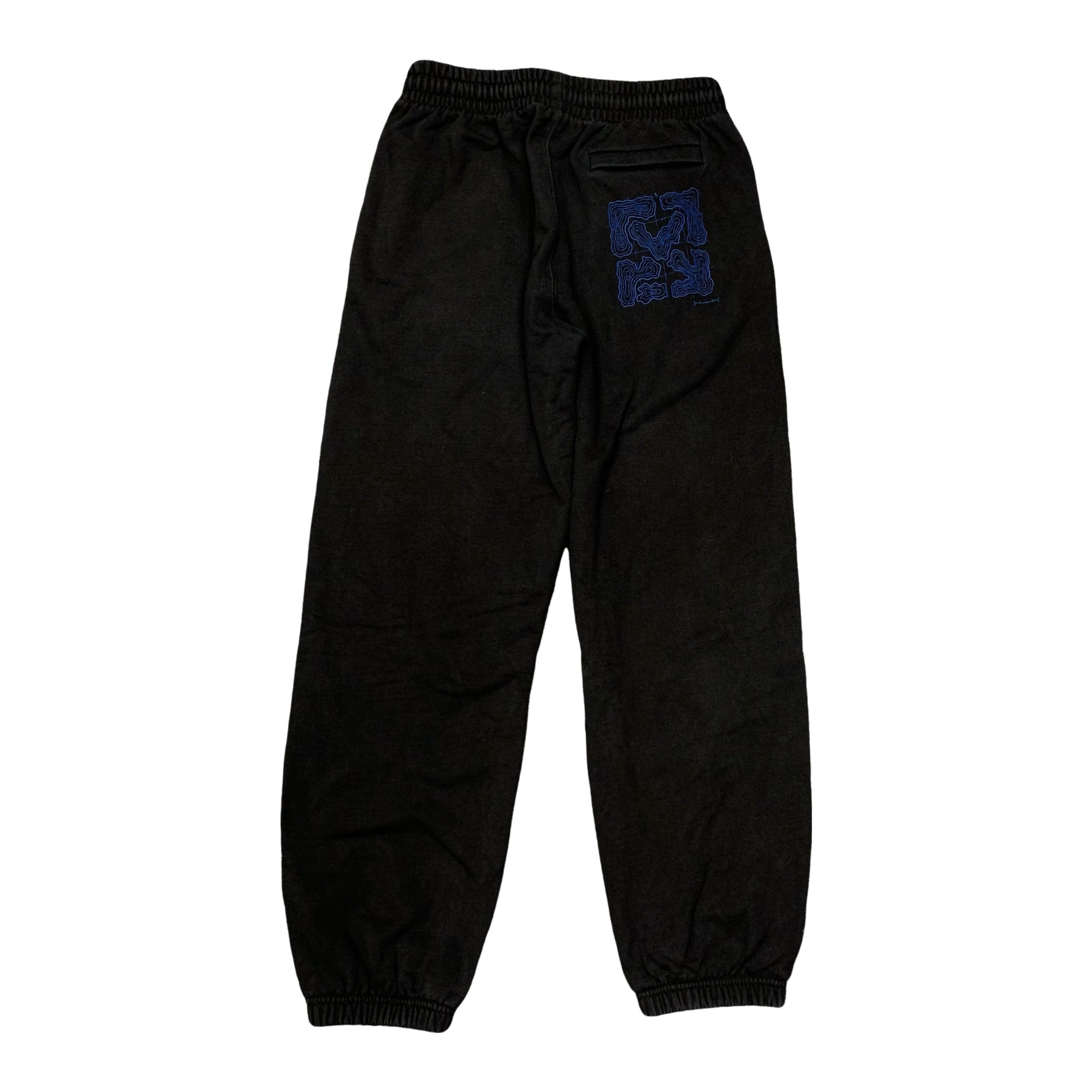 Off White Small Bottoms Arrows Graphic Black Sweatpants Bottoms Virgil Abloh