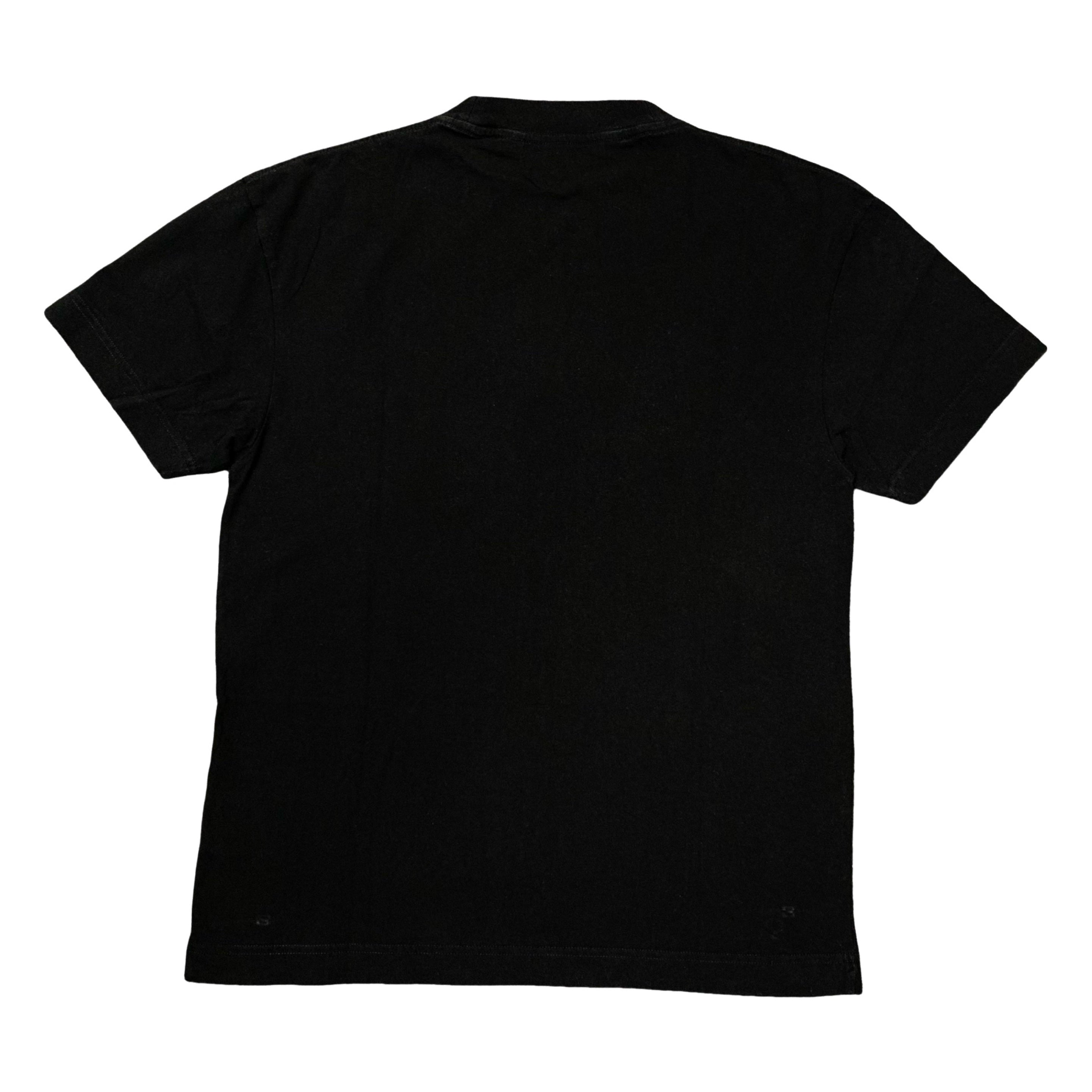 Palm Angels Small Tee New York Sprayed Black T-Shirt