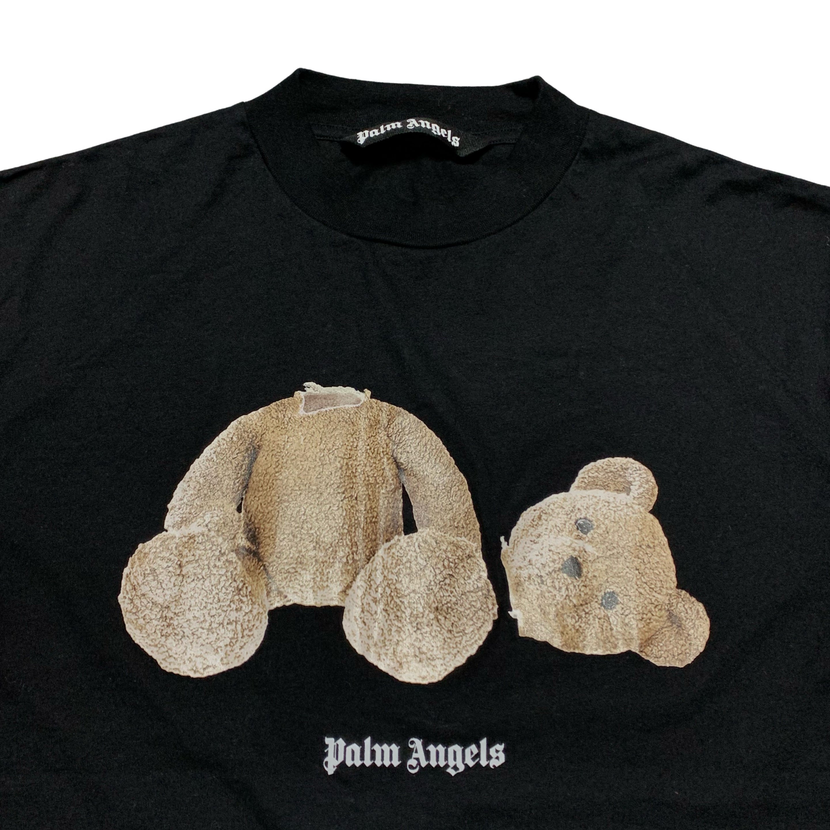 Palm Angels Large Classic Bear Black Tee