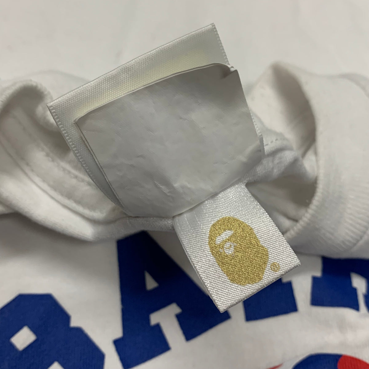 Bape Medium Tee College London Camo 2nd Anniversary White T-Shirt A Bathing Ape