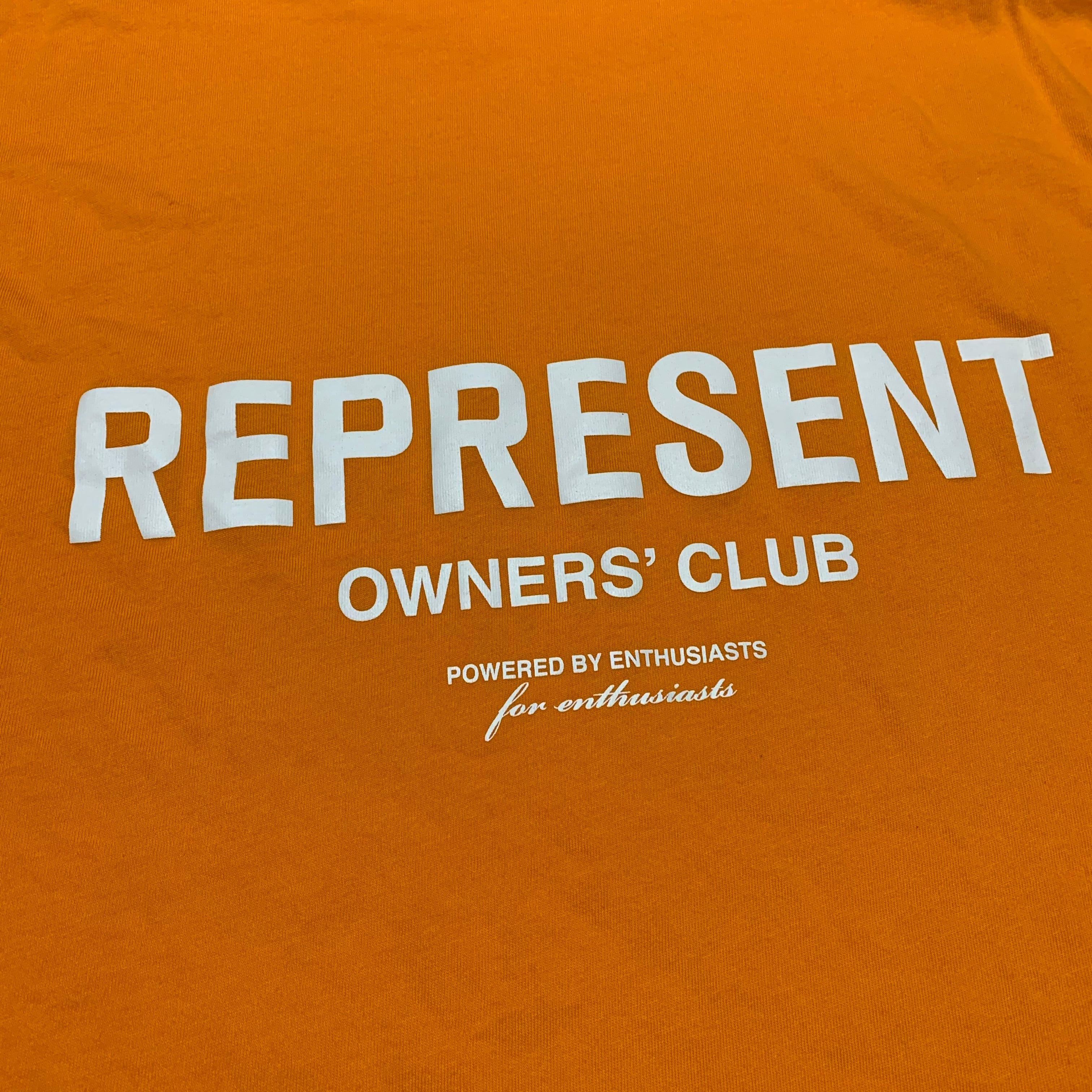 Represent Small Owners Club Orange Tee