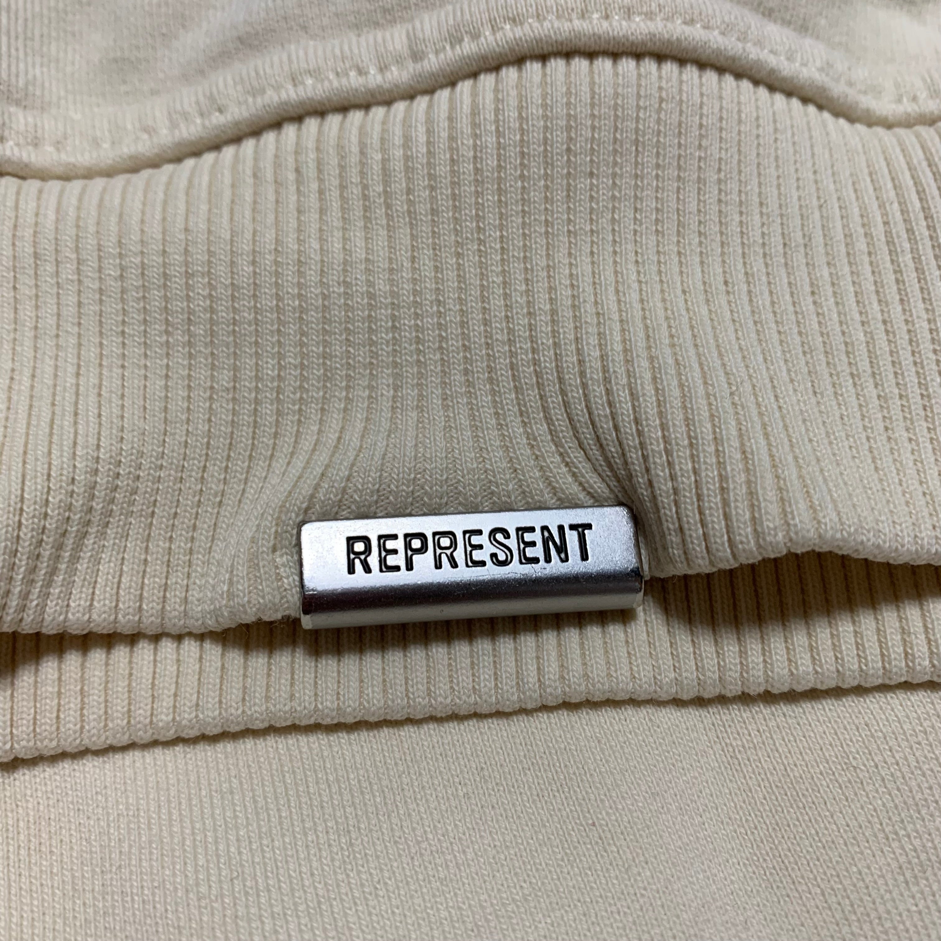 Represent Small Decade Of Speed Cream Sweater Sweatshirt Crewneck