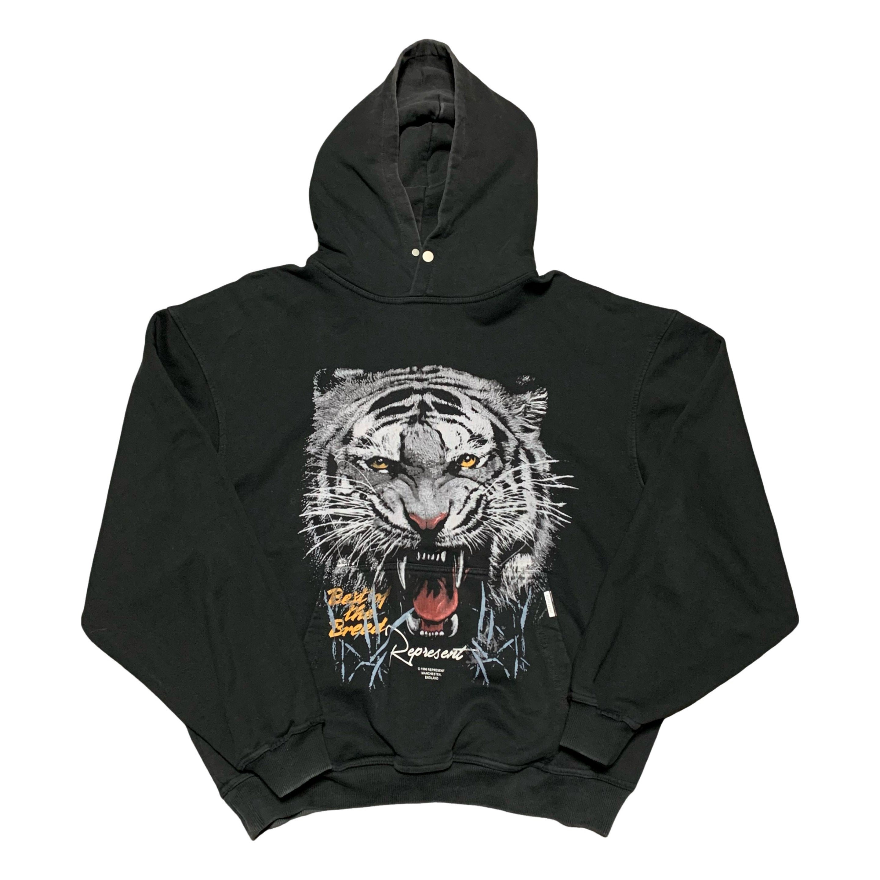 Represent Large Best Of The Breed Vintage Black Hoodie