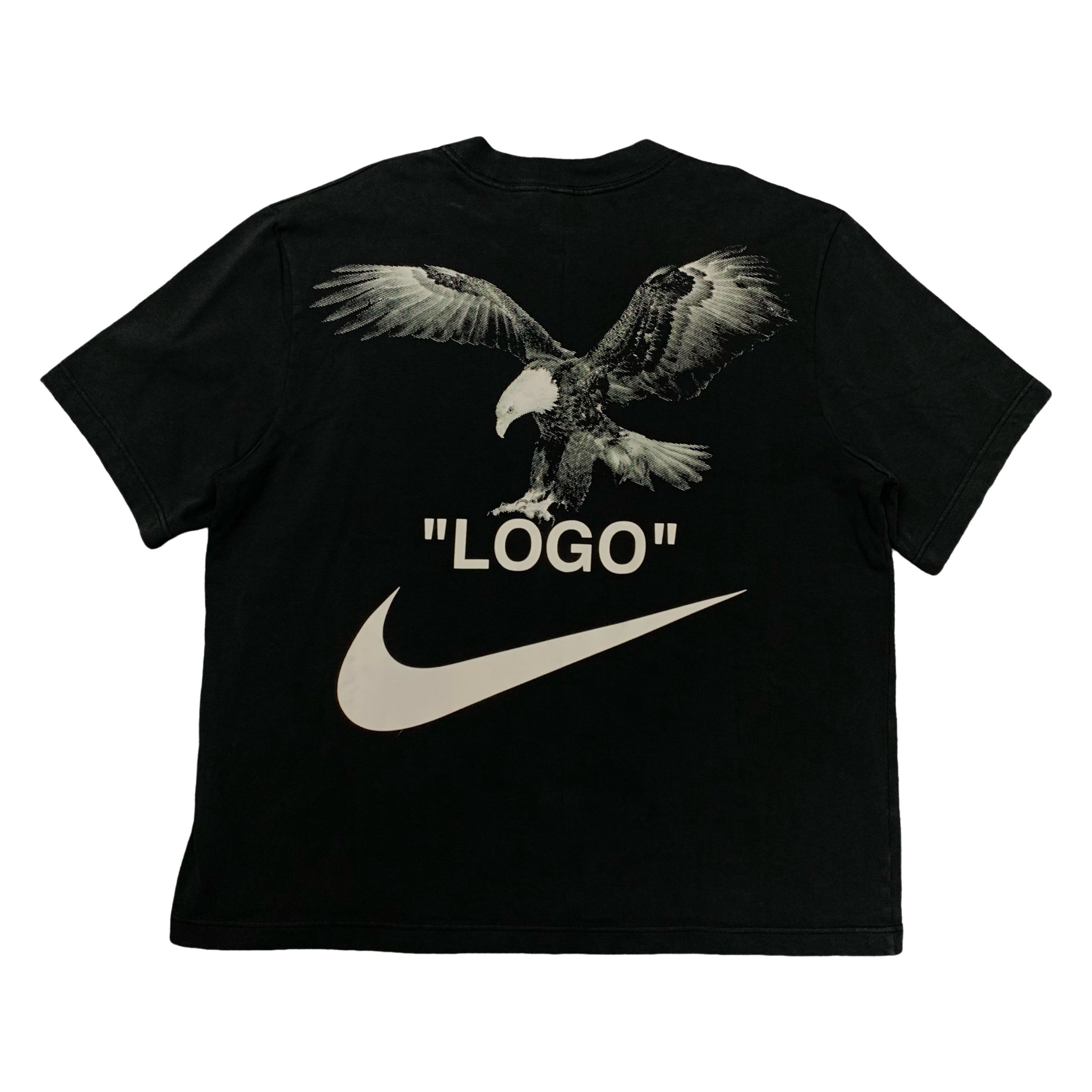 Off White Small Tee Nike Lab Mercurial NRG Black Oversized T-Shirt Virgil Abloh
