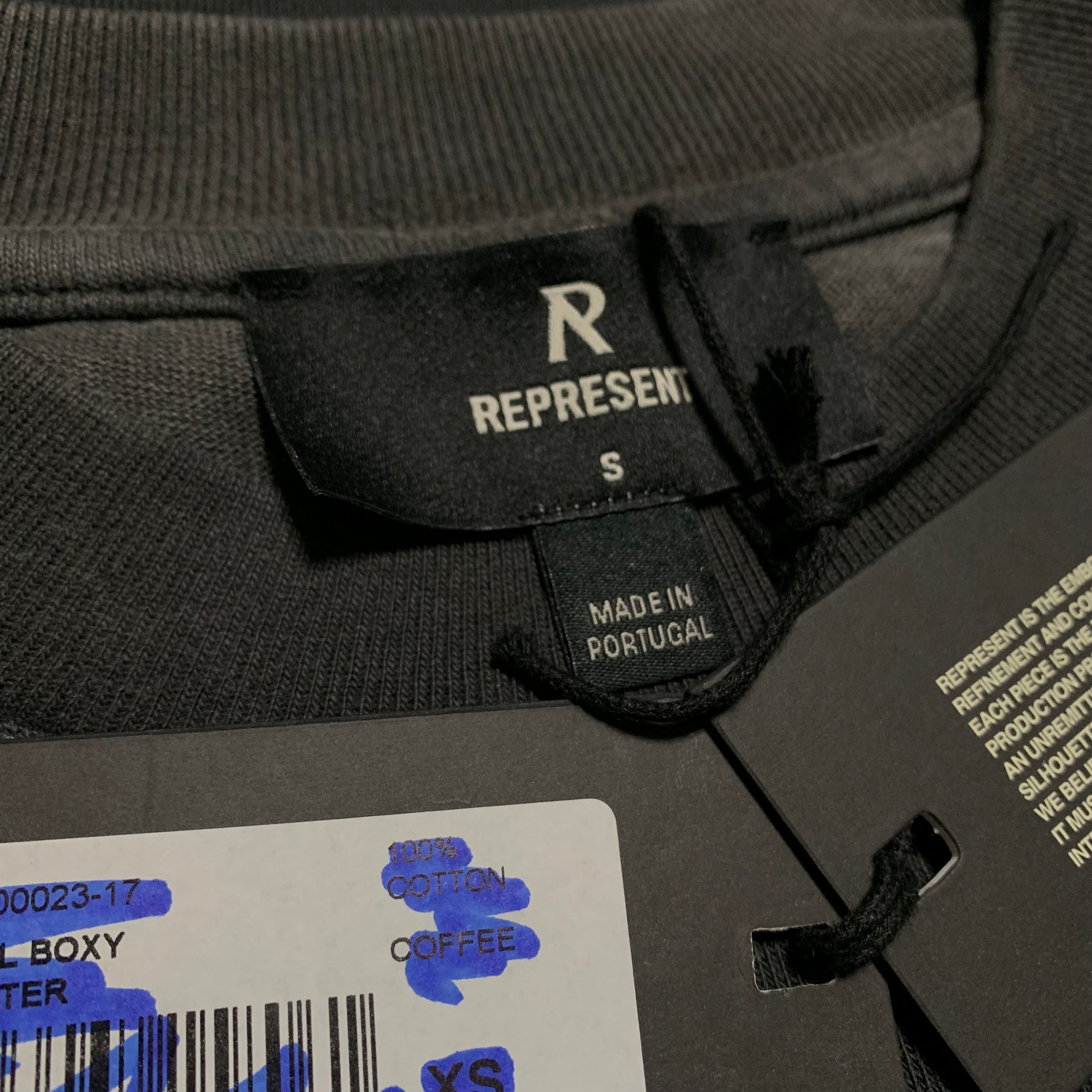 Represent Small Pure Breed Graphic Black Tee