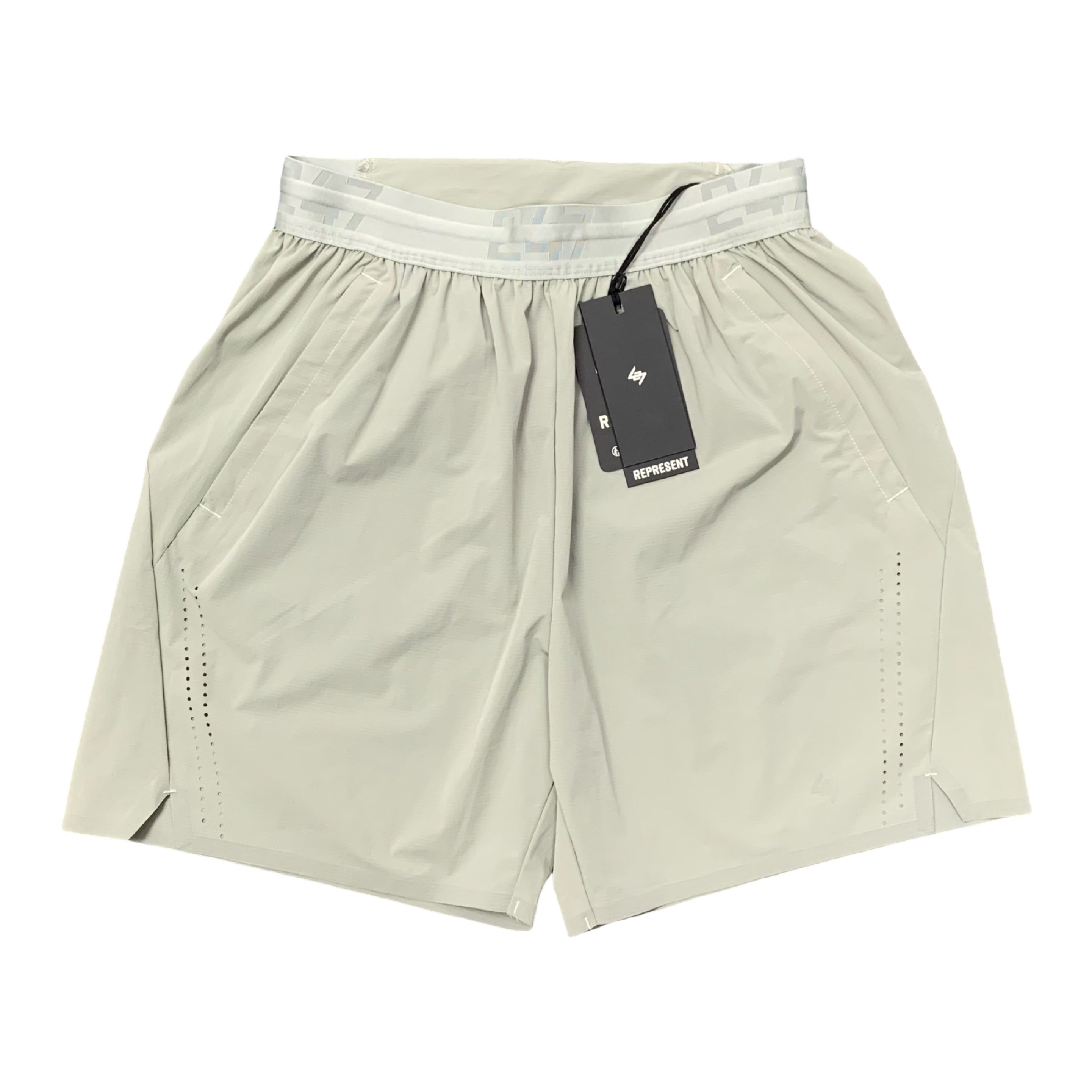 Represent Small Shorts 247 Fused Short Sage Khaki Bottoms