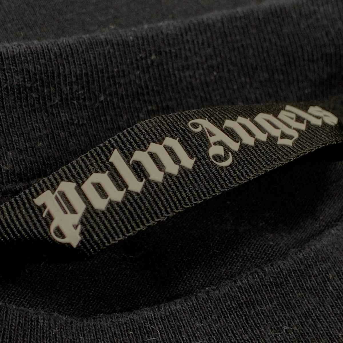 Palm Angels Medium Tee Milano Sprayed Black T-Shirt