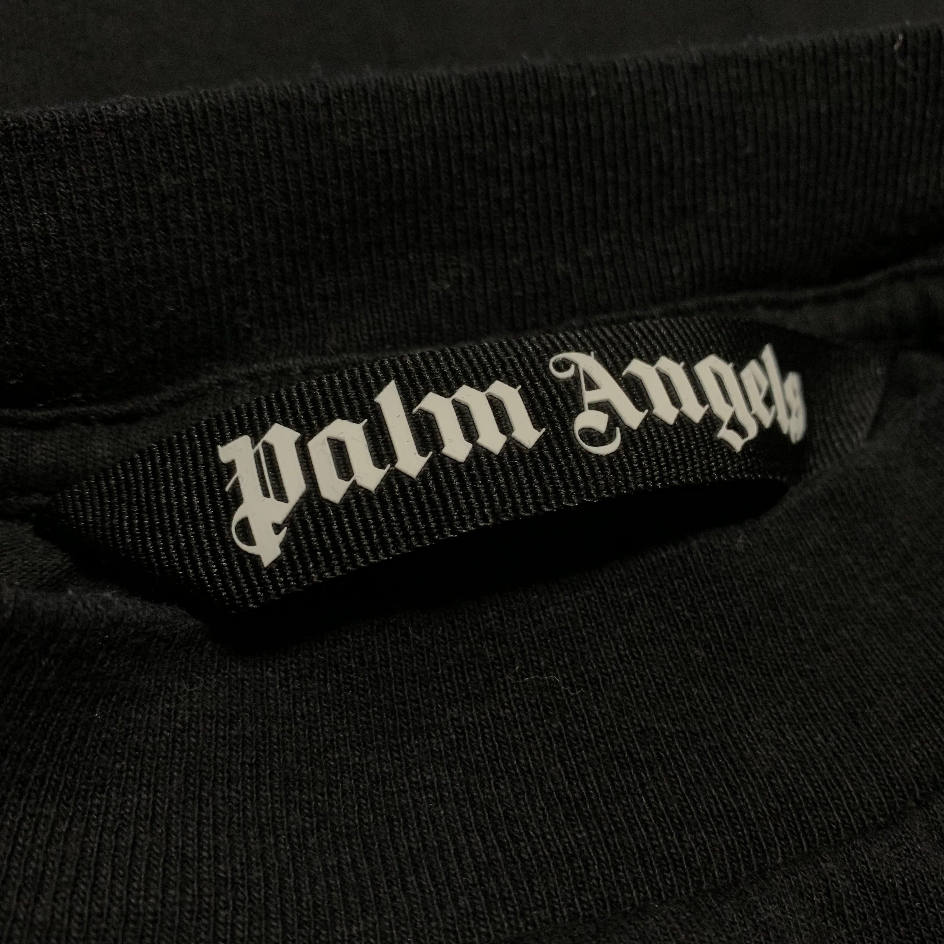 Palm Angels Small London Sprayed Black Tee