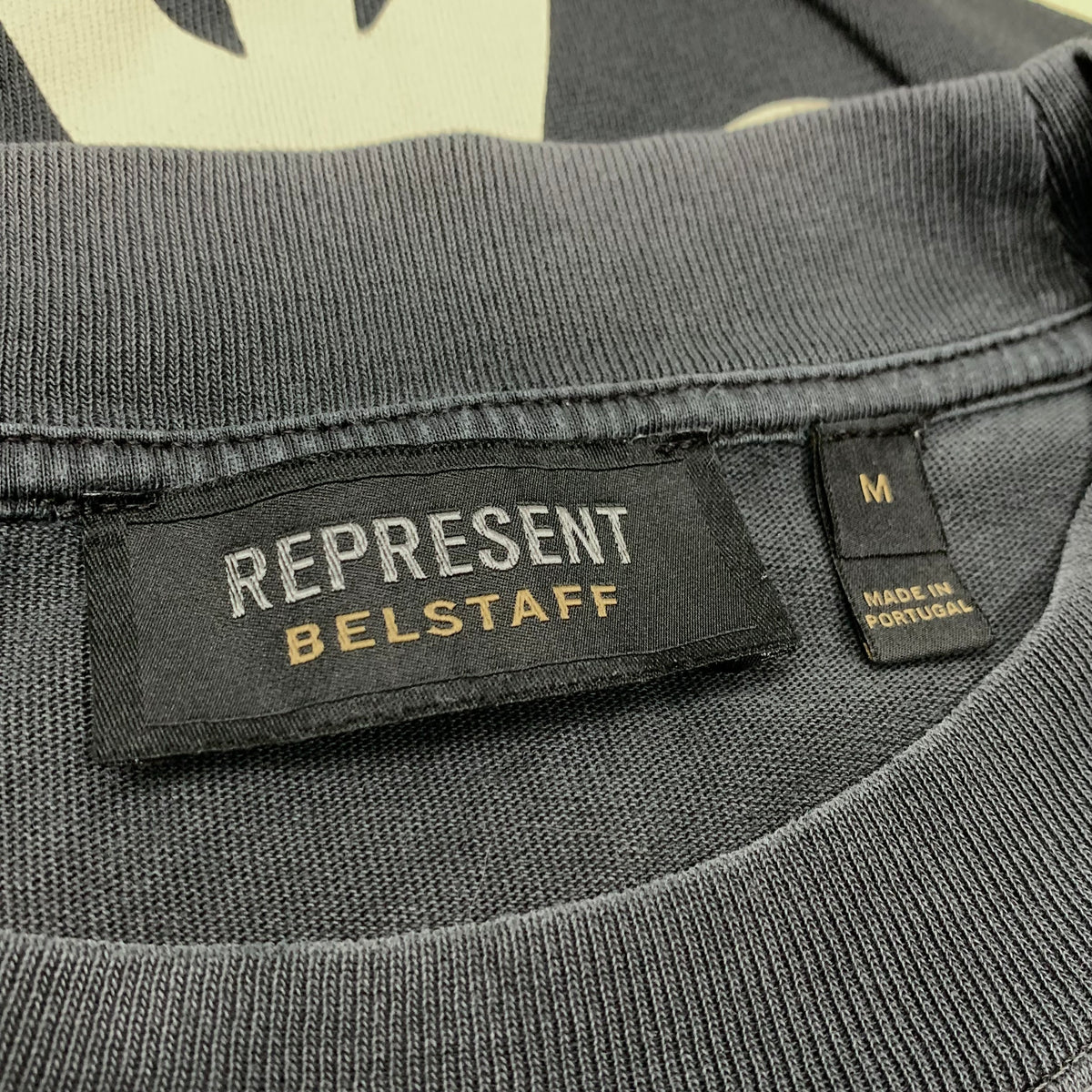Represent Medium Tee Belstaff Flame Phoenix Black T-Shirt