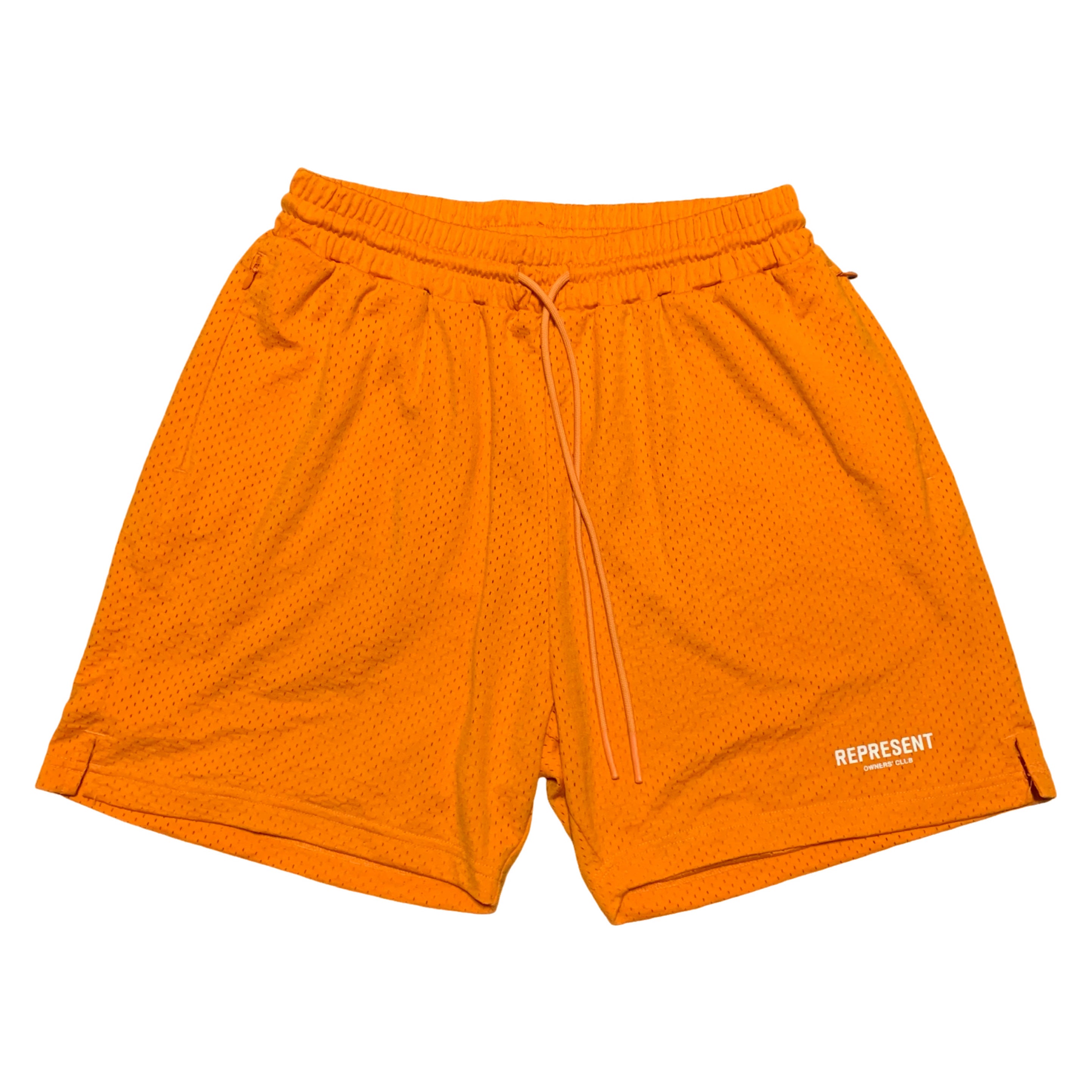 Represent Medium Shorts Owners Club Mesh Orange Bottoms