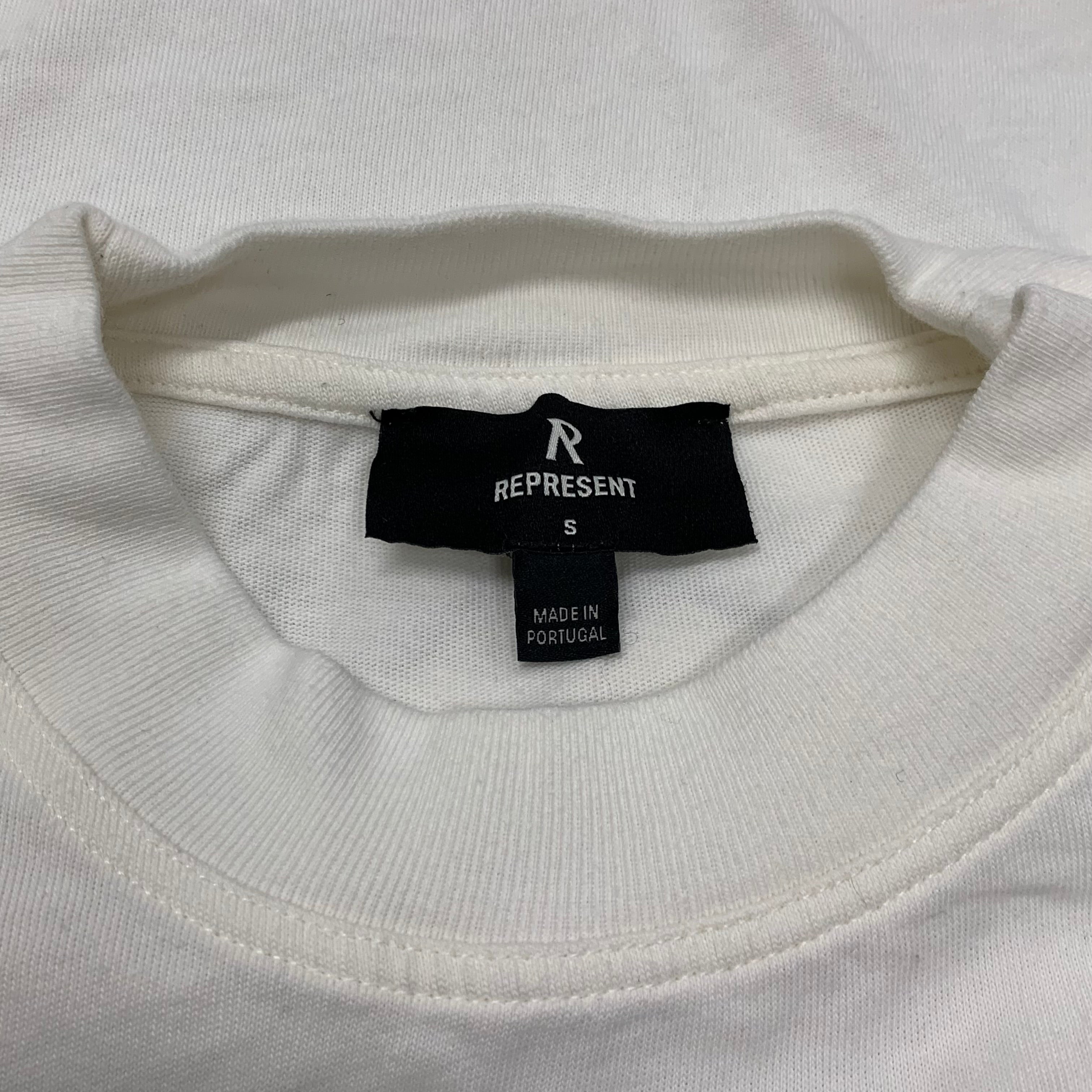 Represent Small Tee Classic Parts Flat White T-Shirt