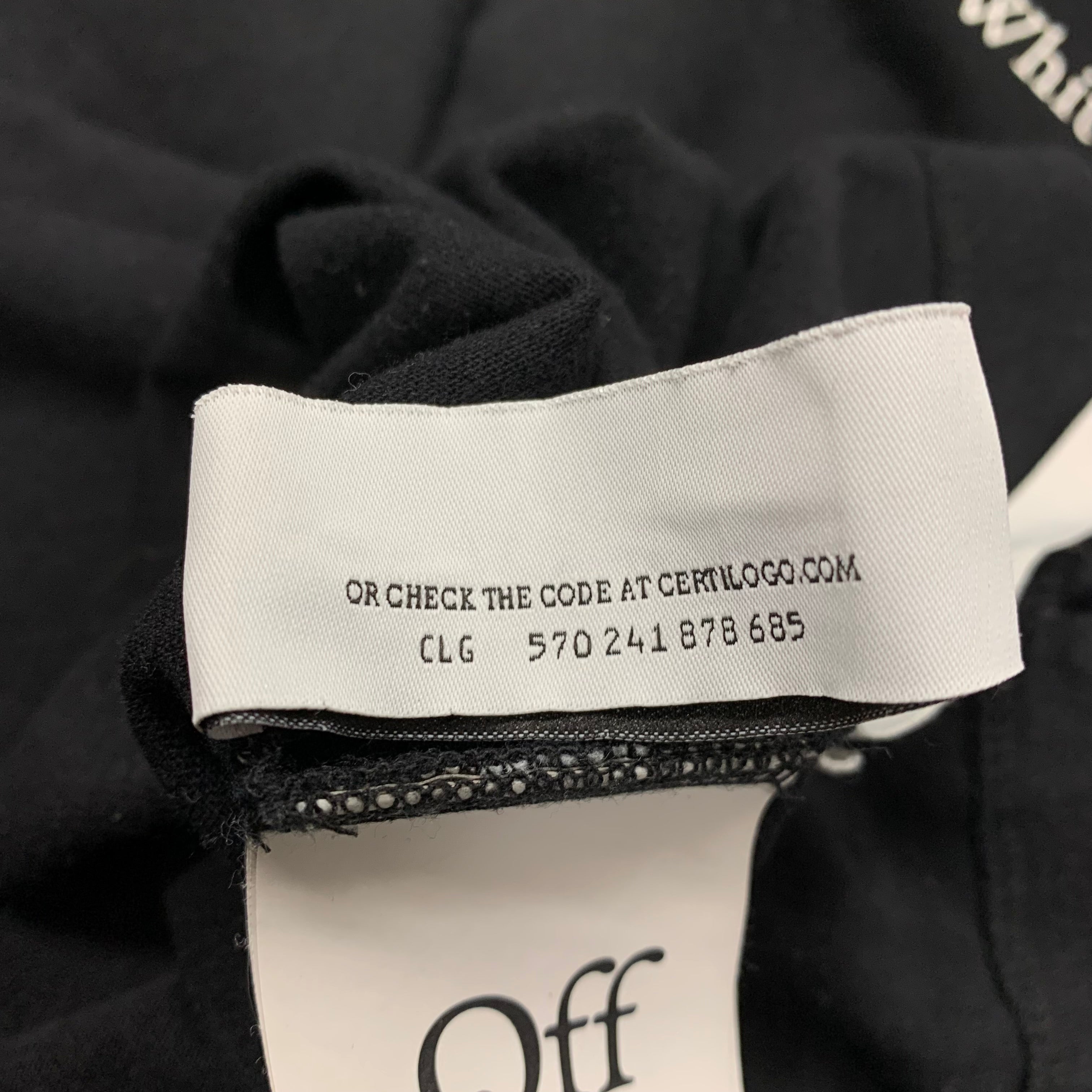 Off White Large Tee Caravaggio Graphic Black T-Shirt Virgil Abloh
