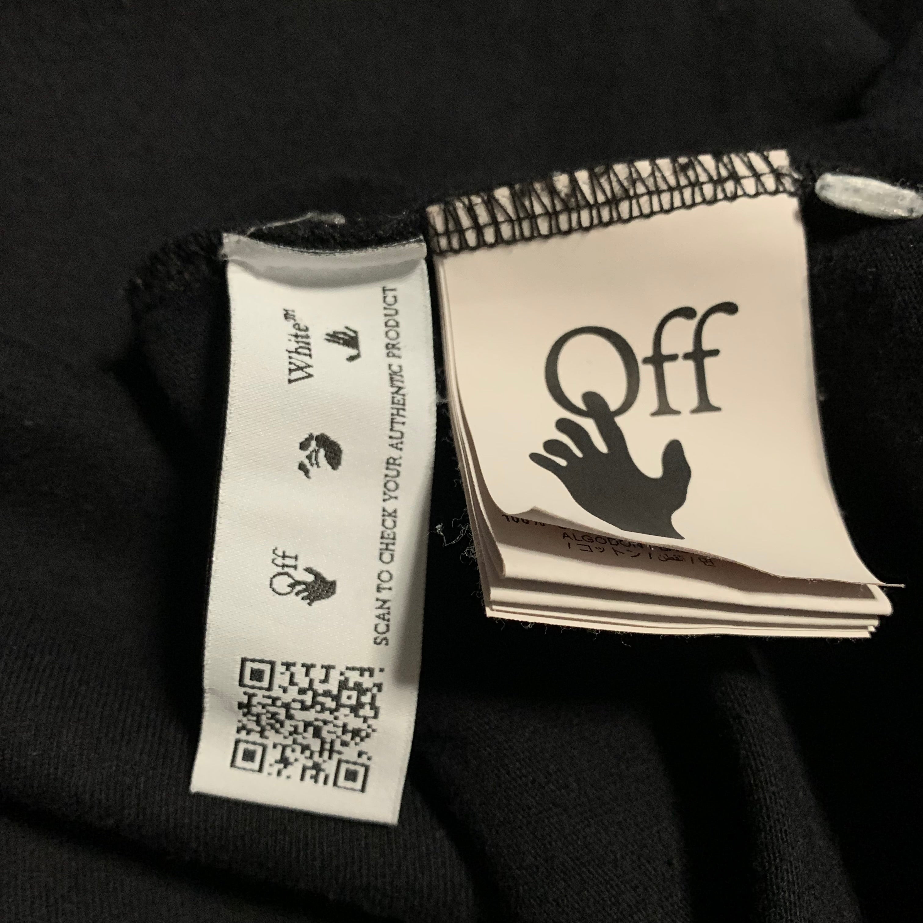 Off White Large Caravaggio Lute Black Tee Virgil Abloh