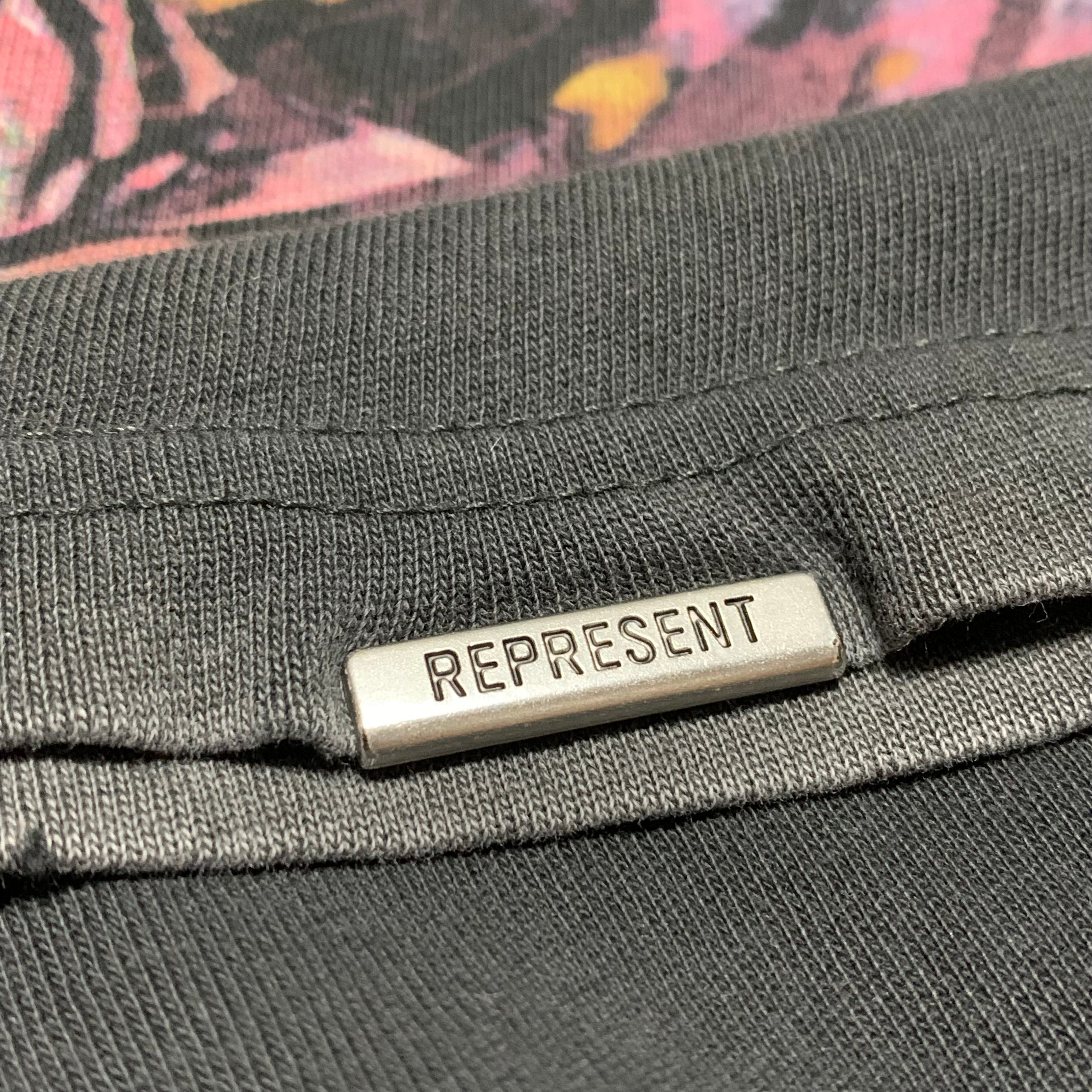 Represent Large Spirit Reaper Vintage Black Tee