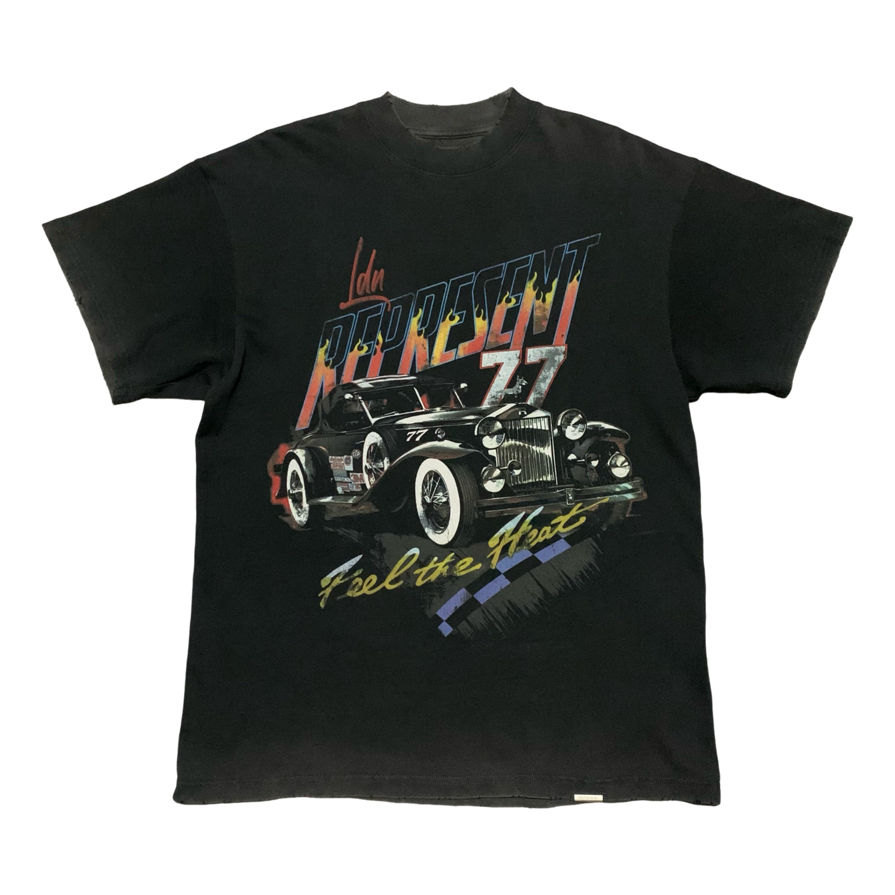 Represent XS Feel The Heat Vintage Black Tee