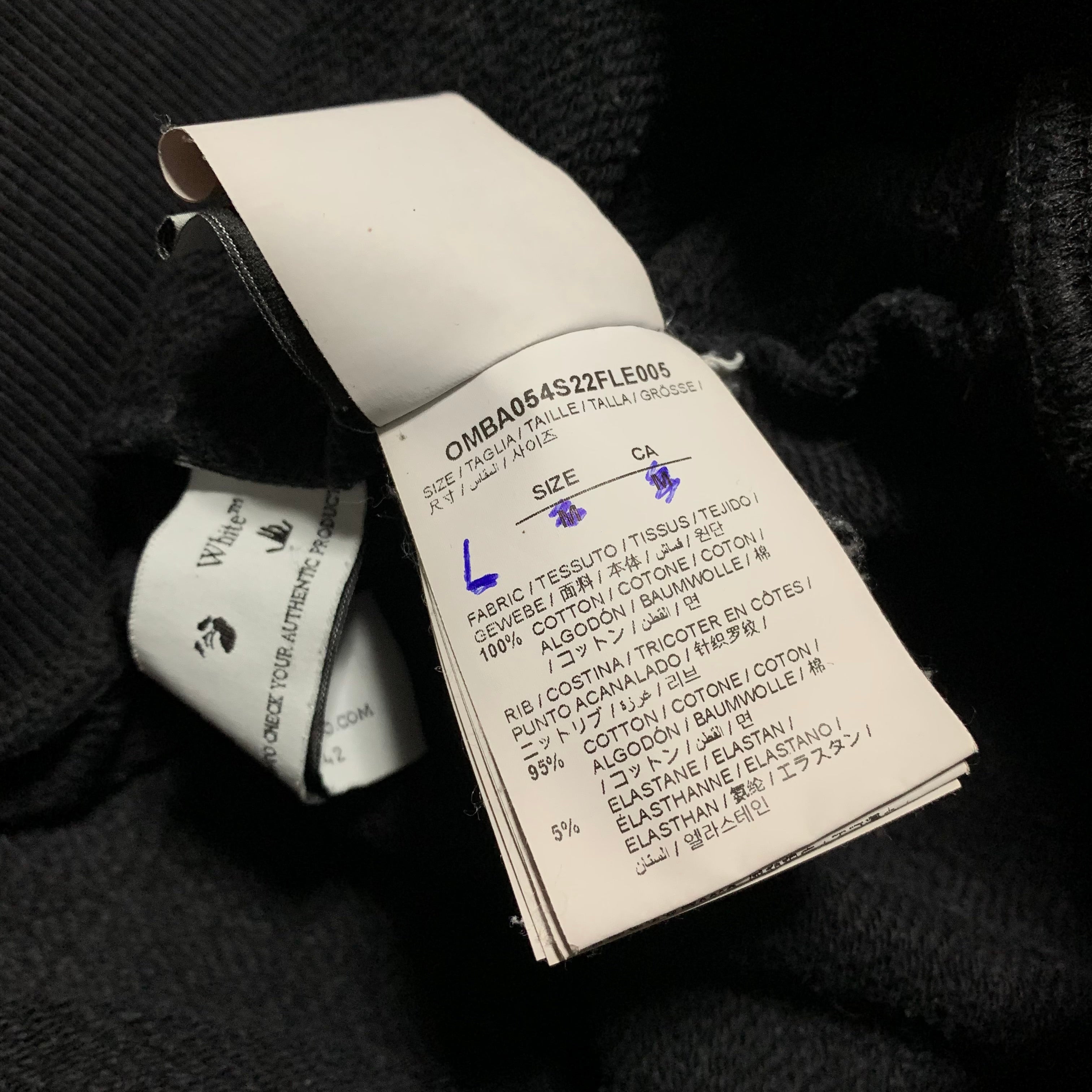 Off White Large Neen Arrows Black Sweater Sweatshirt Crewneck Virgil Abloh