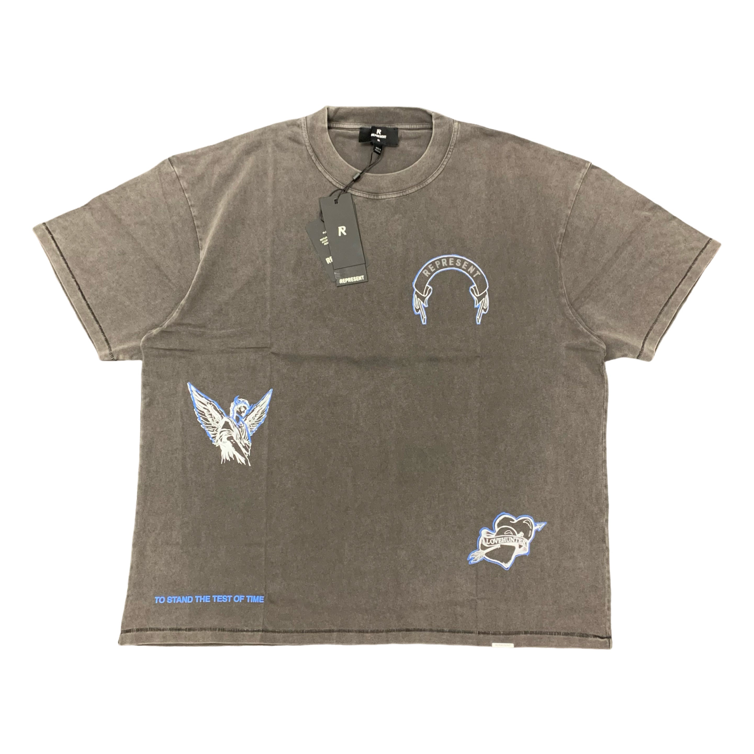 Represent XL Tee Flannels Legacy Banner Vintage Grey T-Shirt