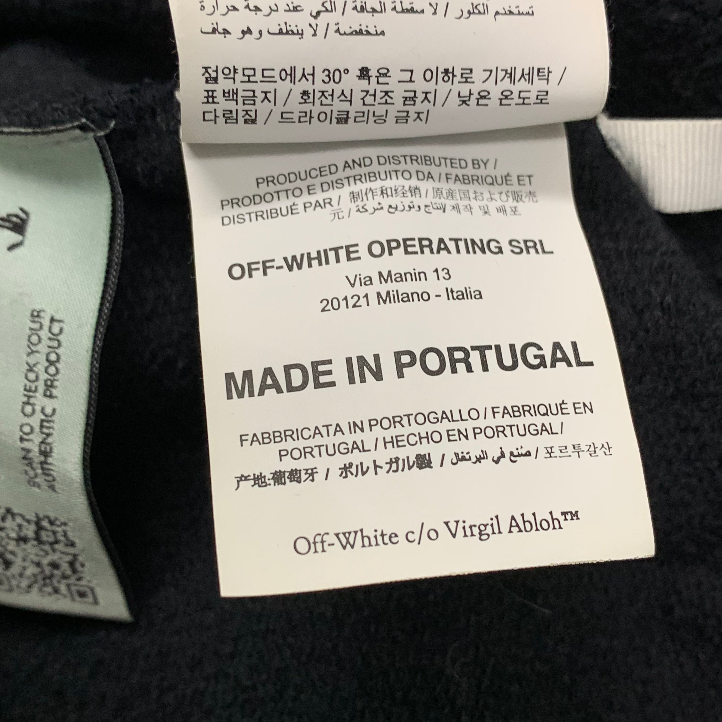 Off White Small Hoodie Pink Marker Arrows Black Hoodie Virgil Abloh