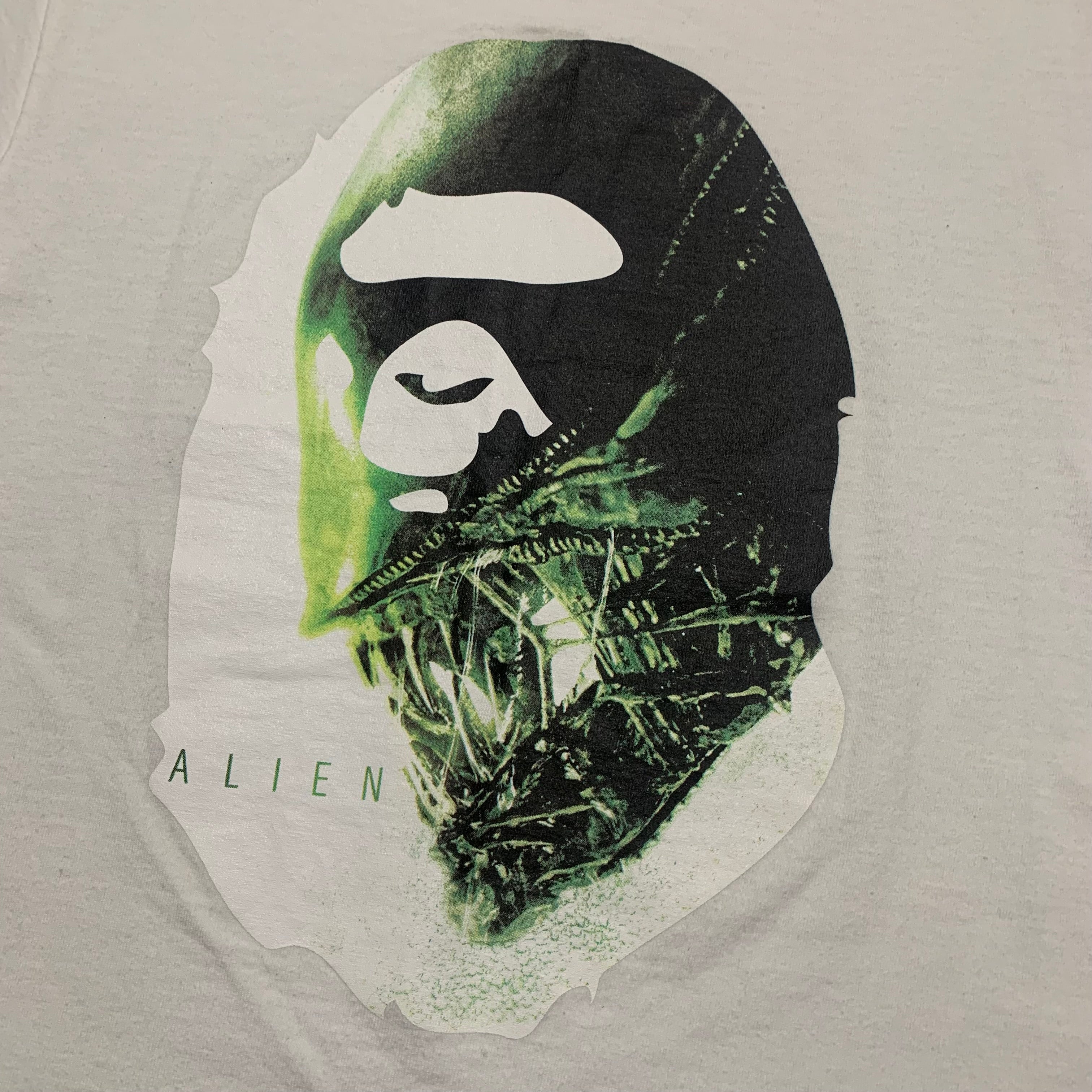 Bape Small Alien Poster Ape Head White Tee A Bathing Ape 2017