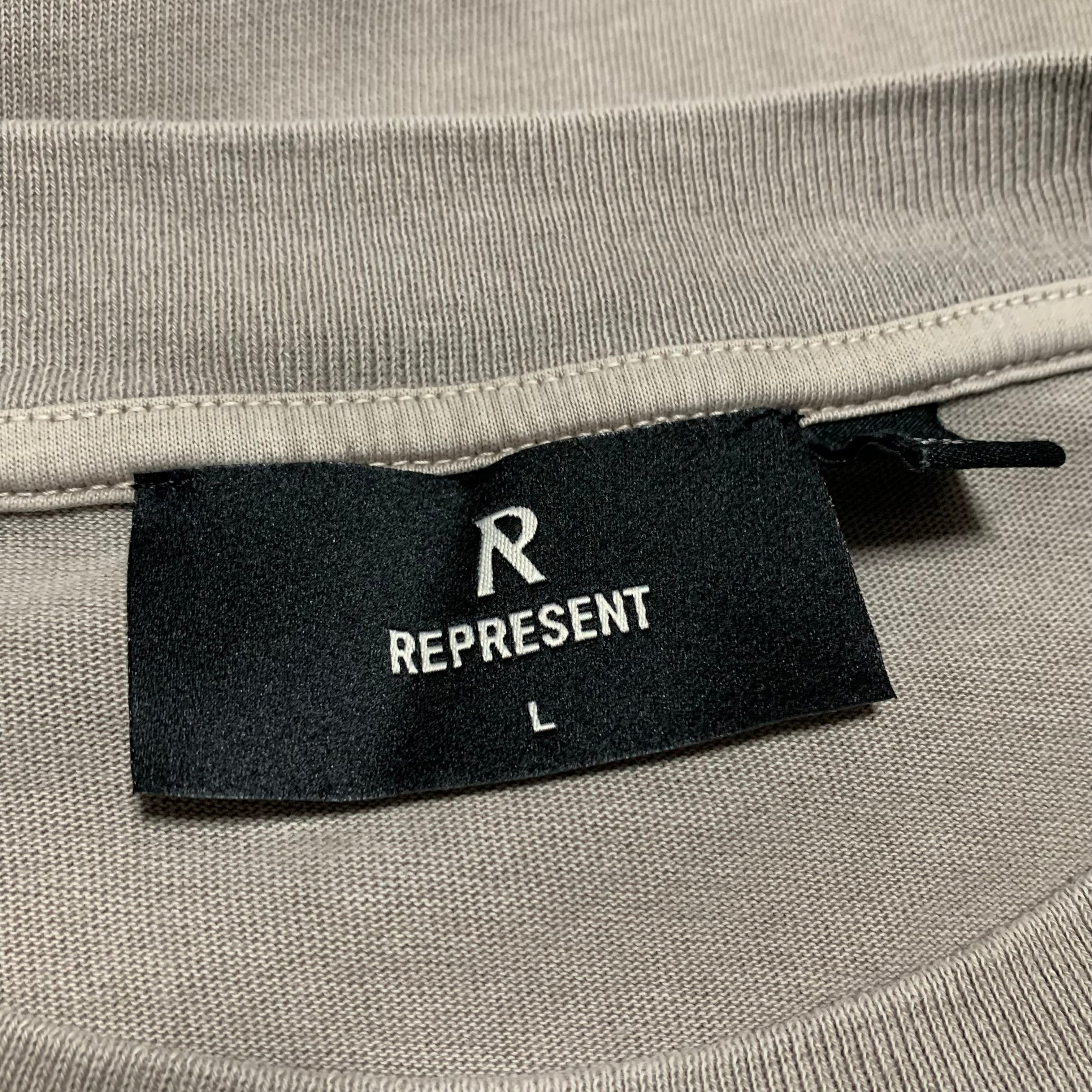 Represent Large Patron Of The Club Grey Tee