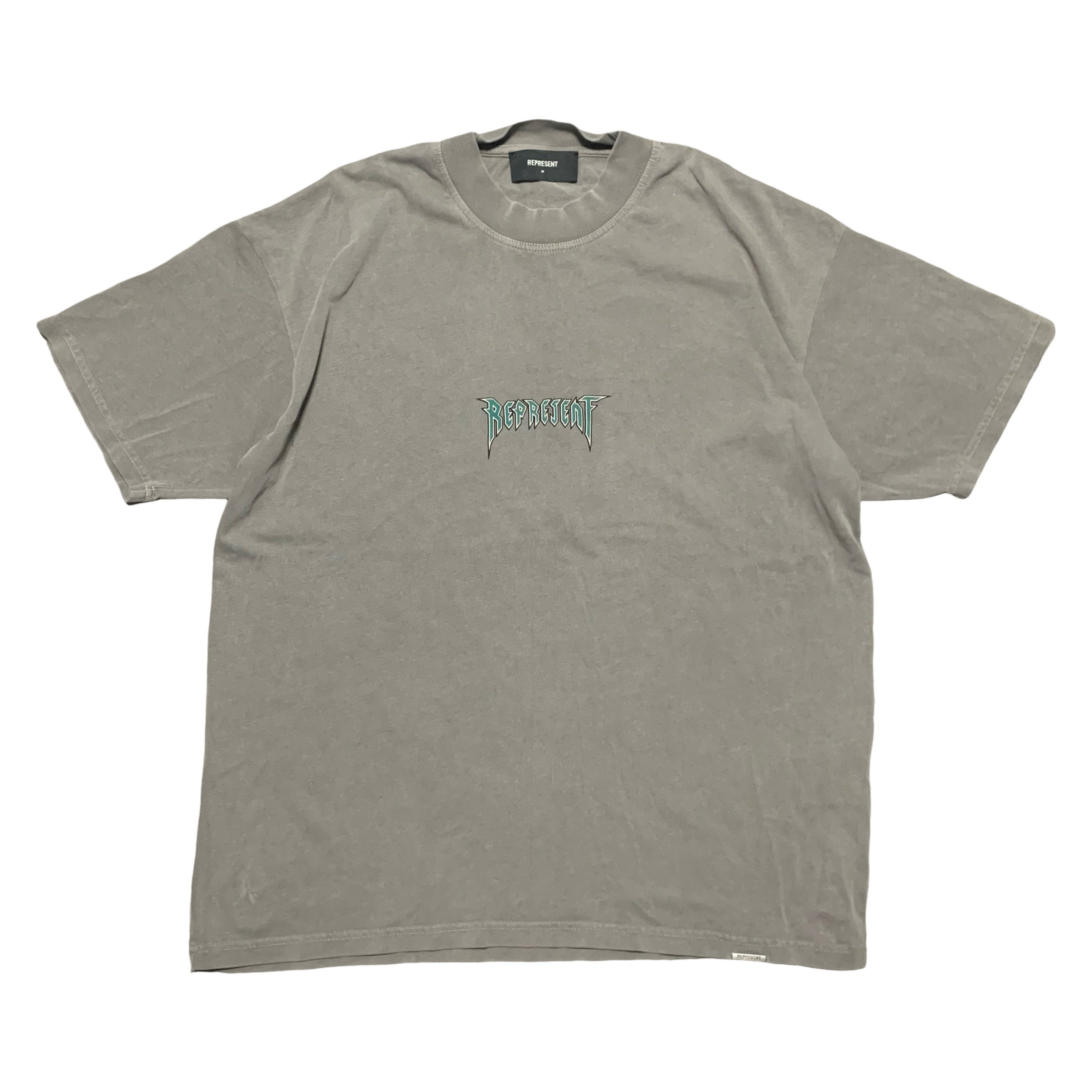 Represent Medium Rock Logo Ultimate Grey Tee