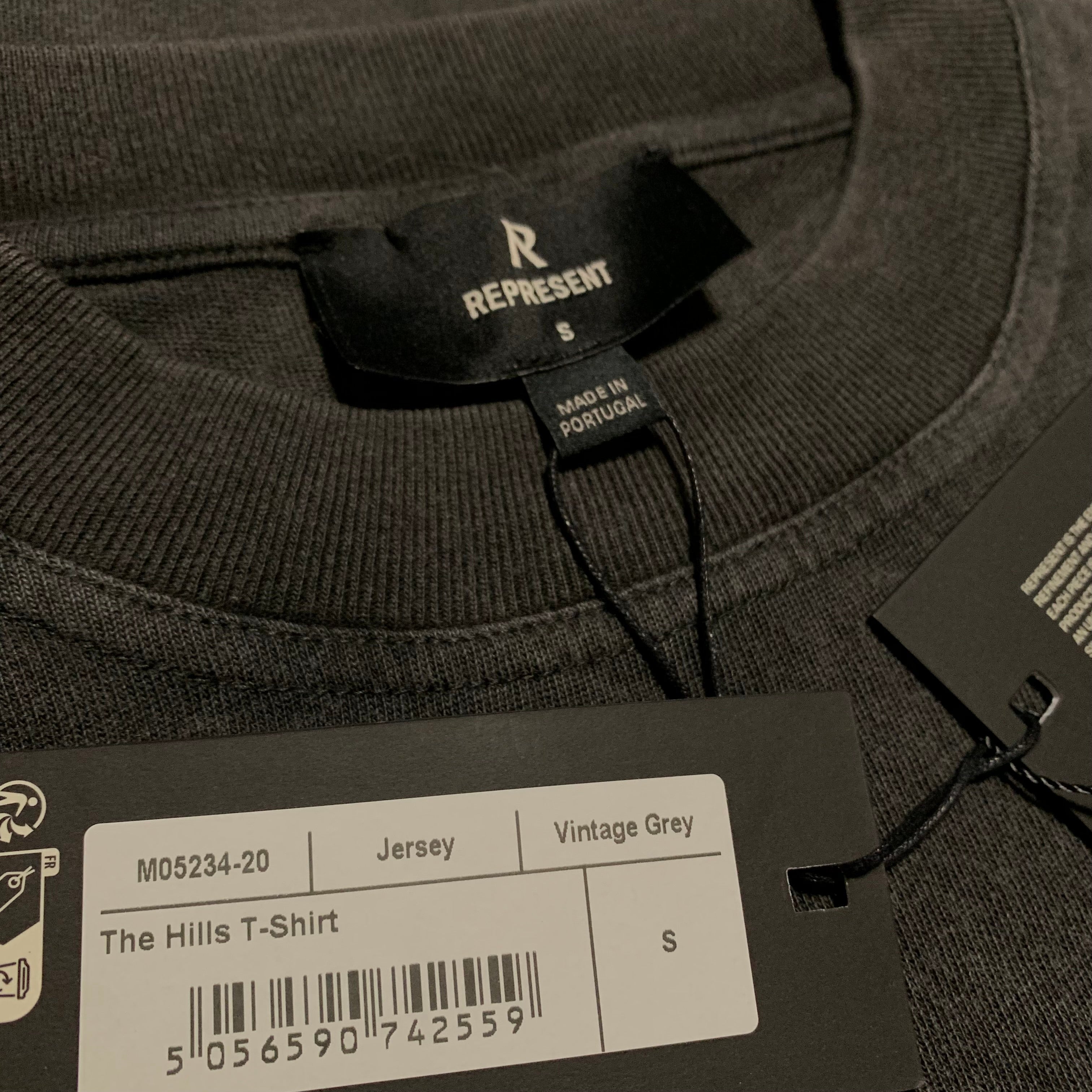 Represent Small The Hills Vintage Grey Tee