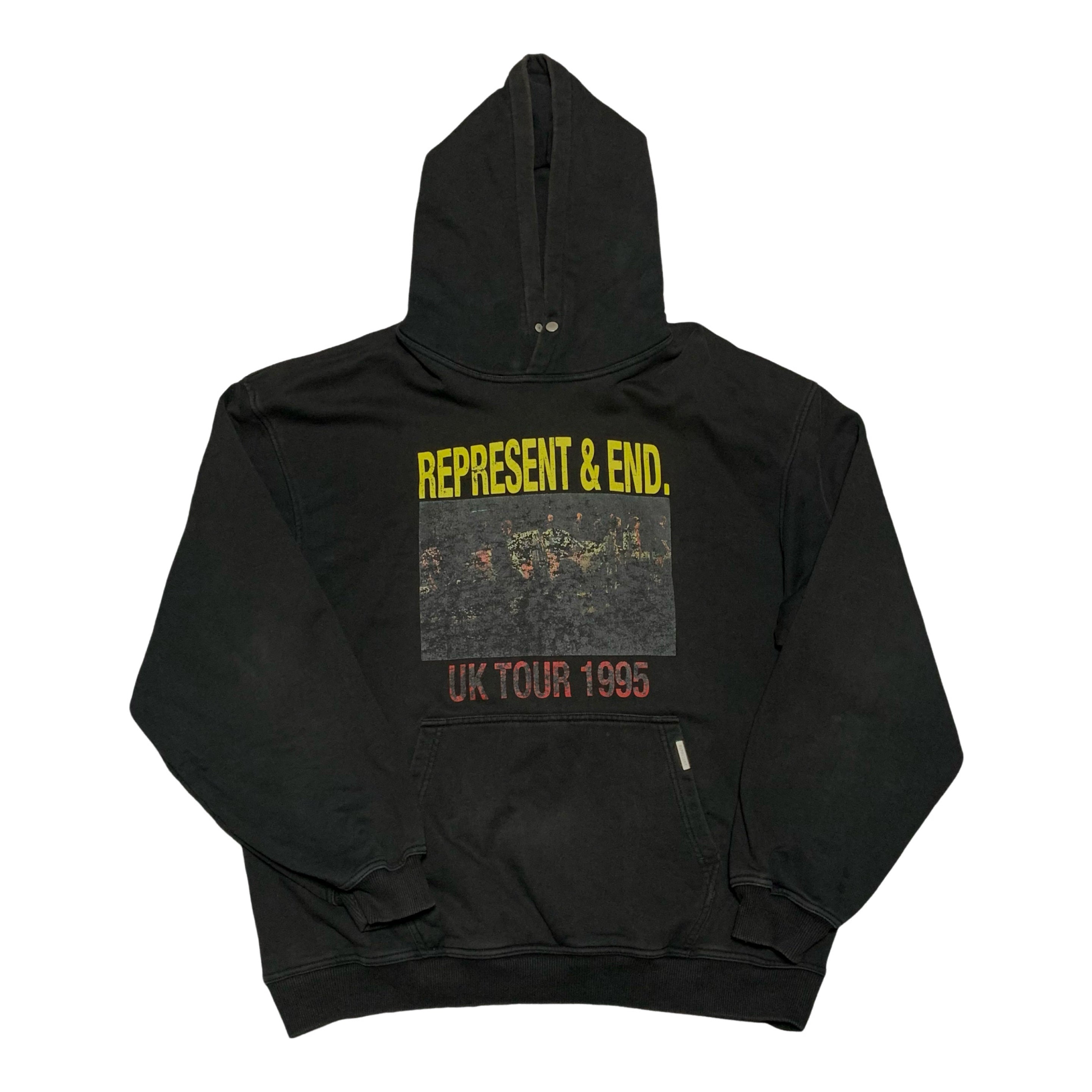 Represent XL UK Tour Black Hoodie End Collab