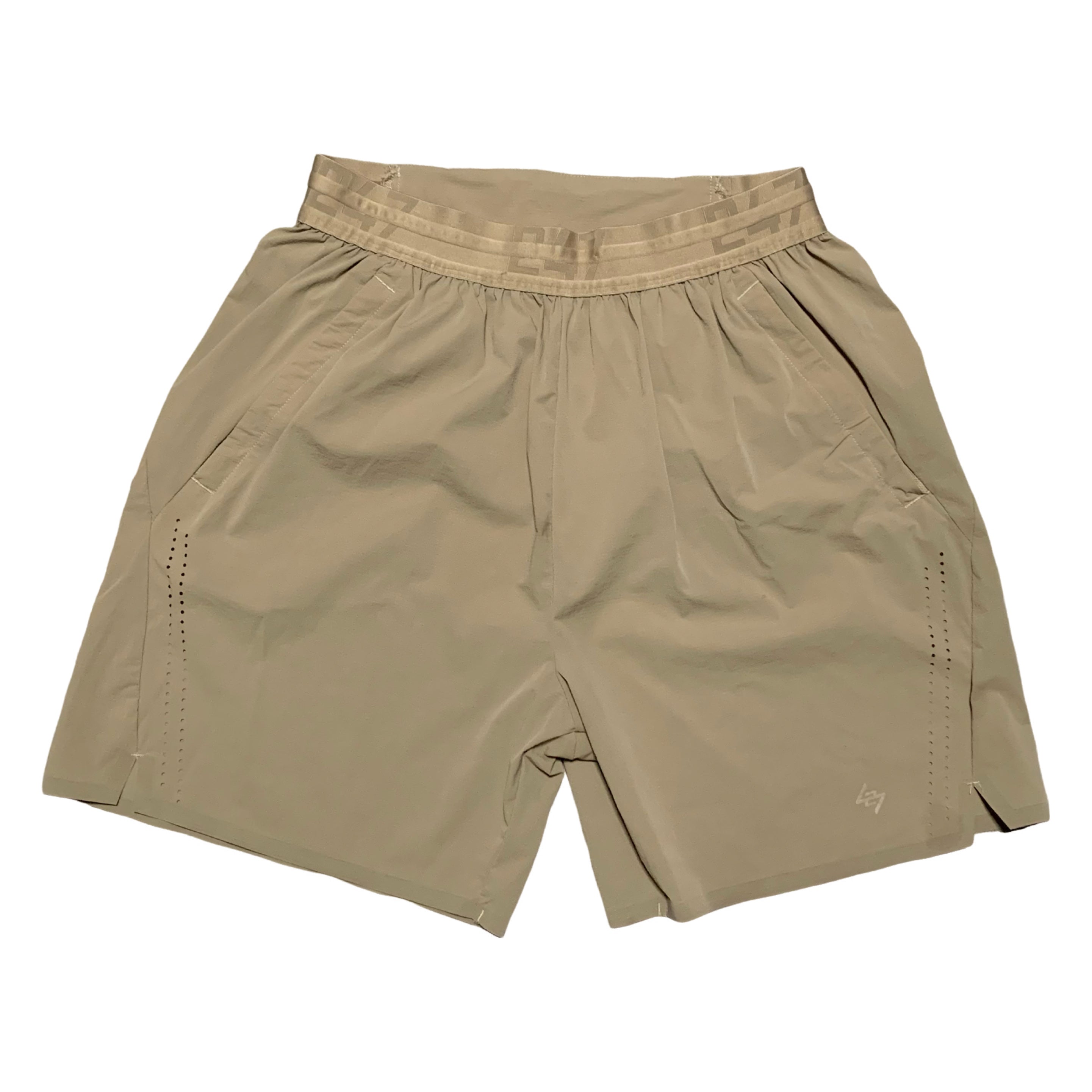 Represent Medium Shorts 247 Pebble Taupe Beige Training Shorts