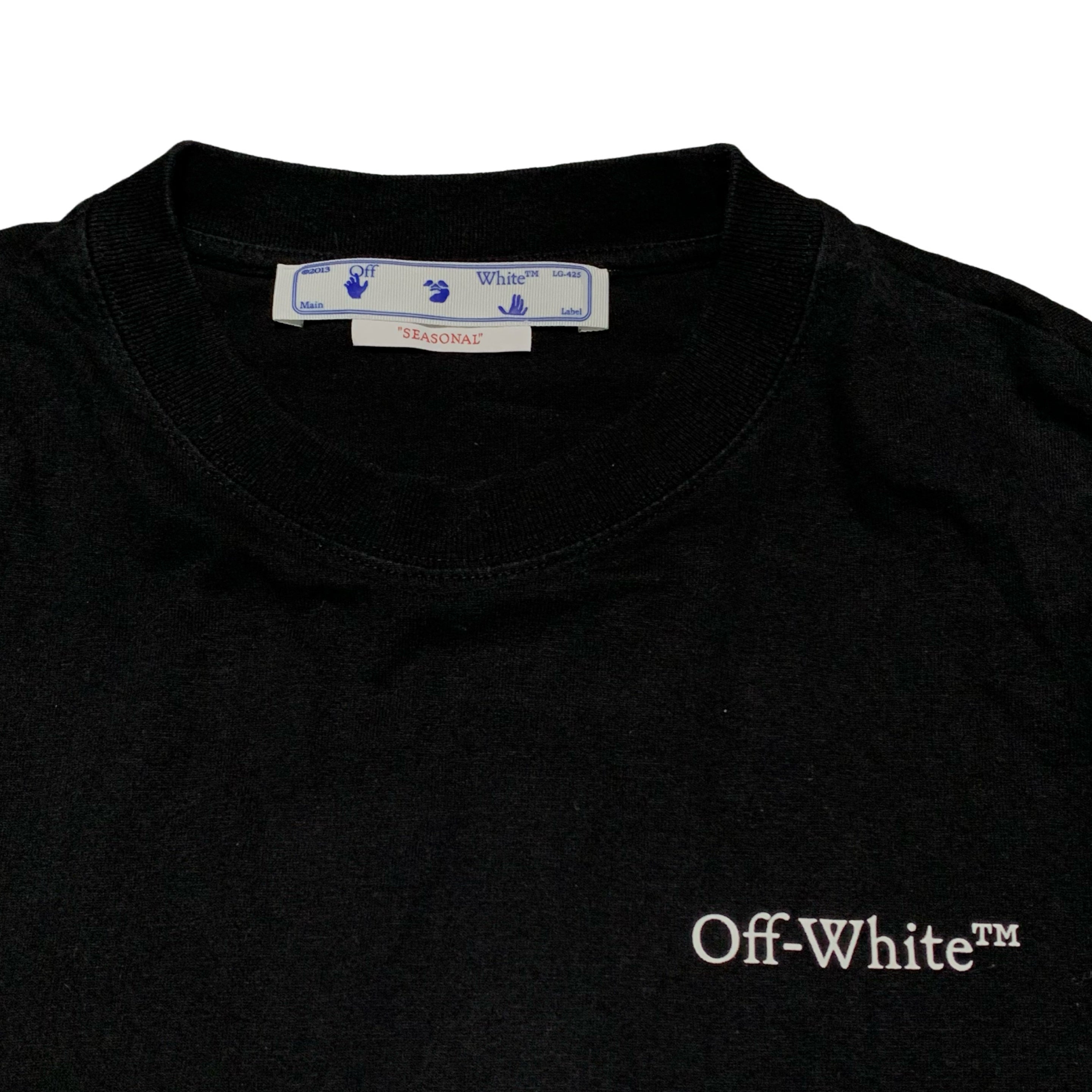 Off White Medium Caravaggio Painting Black Tee Virgil Abloh