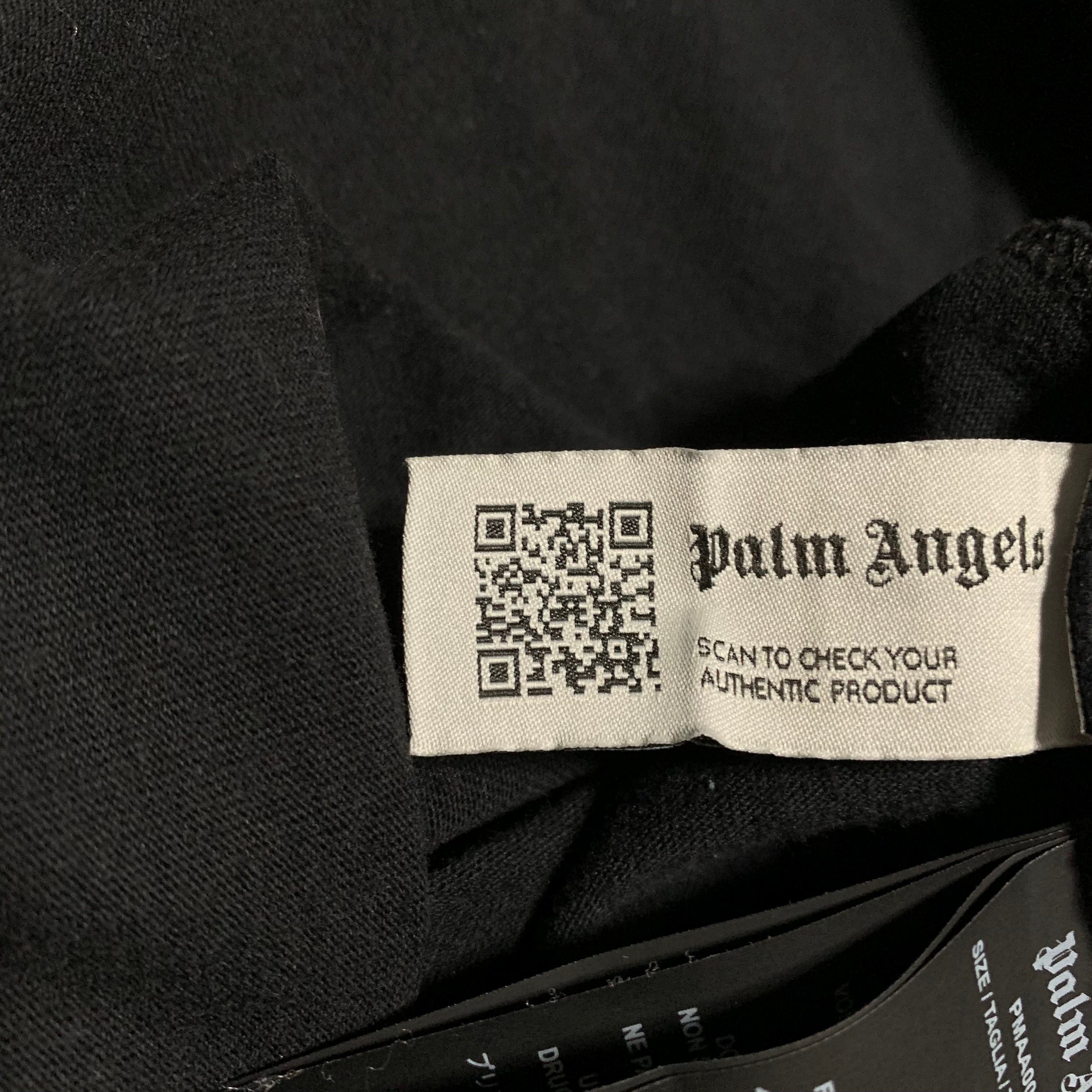 Palm Angels Small Star Graphic Black Tee