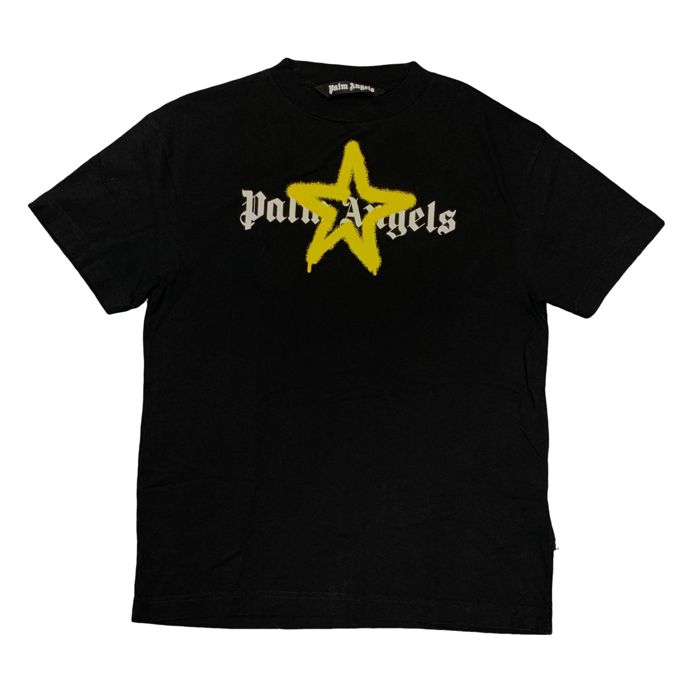 Palm Angels Medium Tee Star Graffiti Black T-Shirt