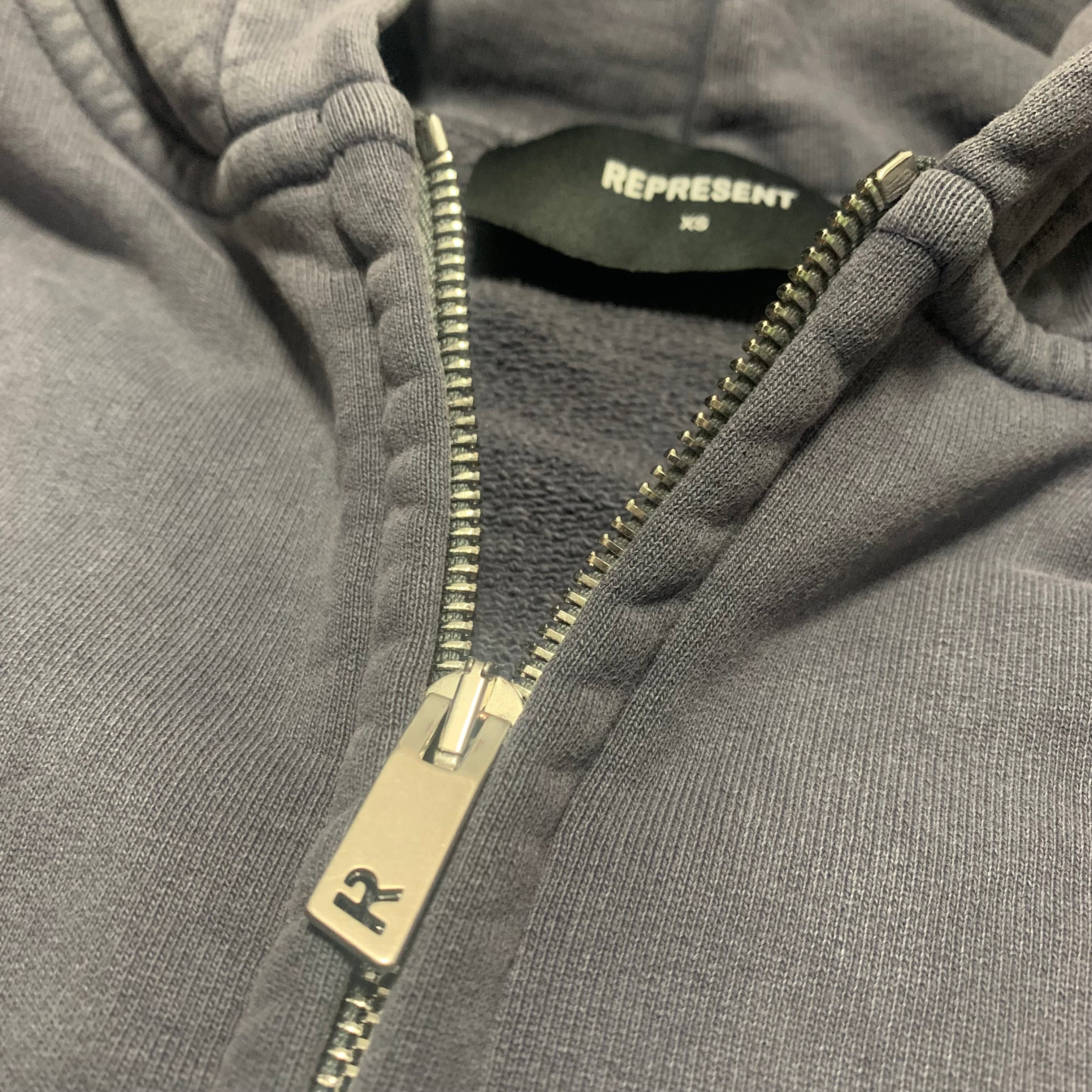 Represent XS Fall From Olympus Zip Hoodie Storm Grey