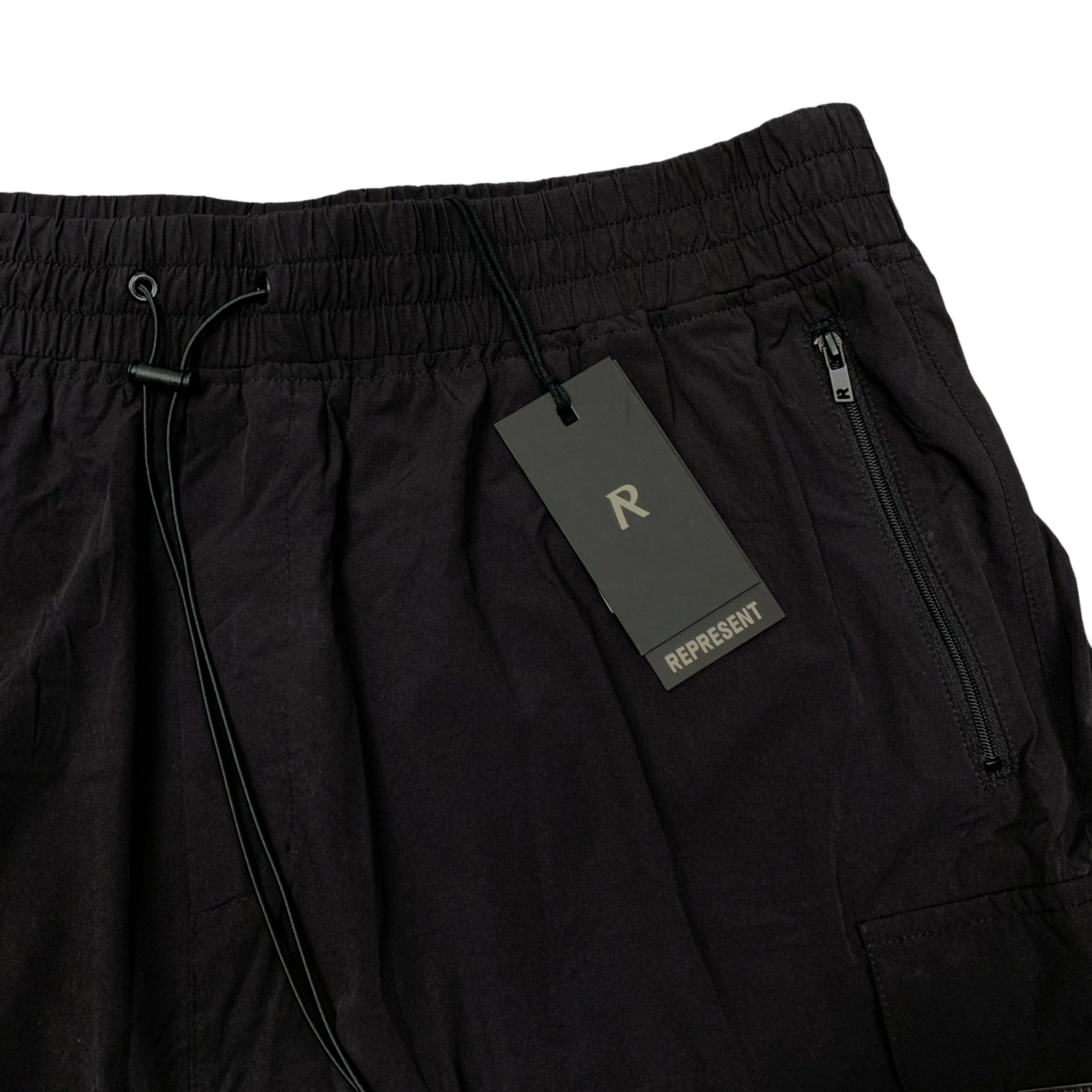 Represent XXL Shorts 247 Black Track Pants Bottoms