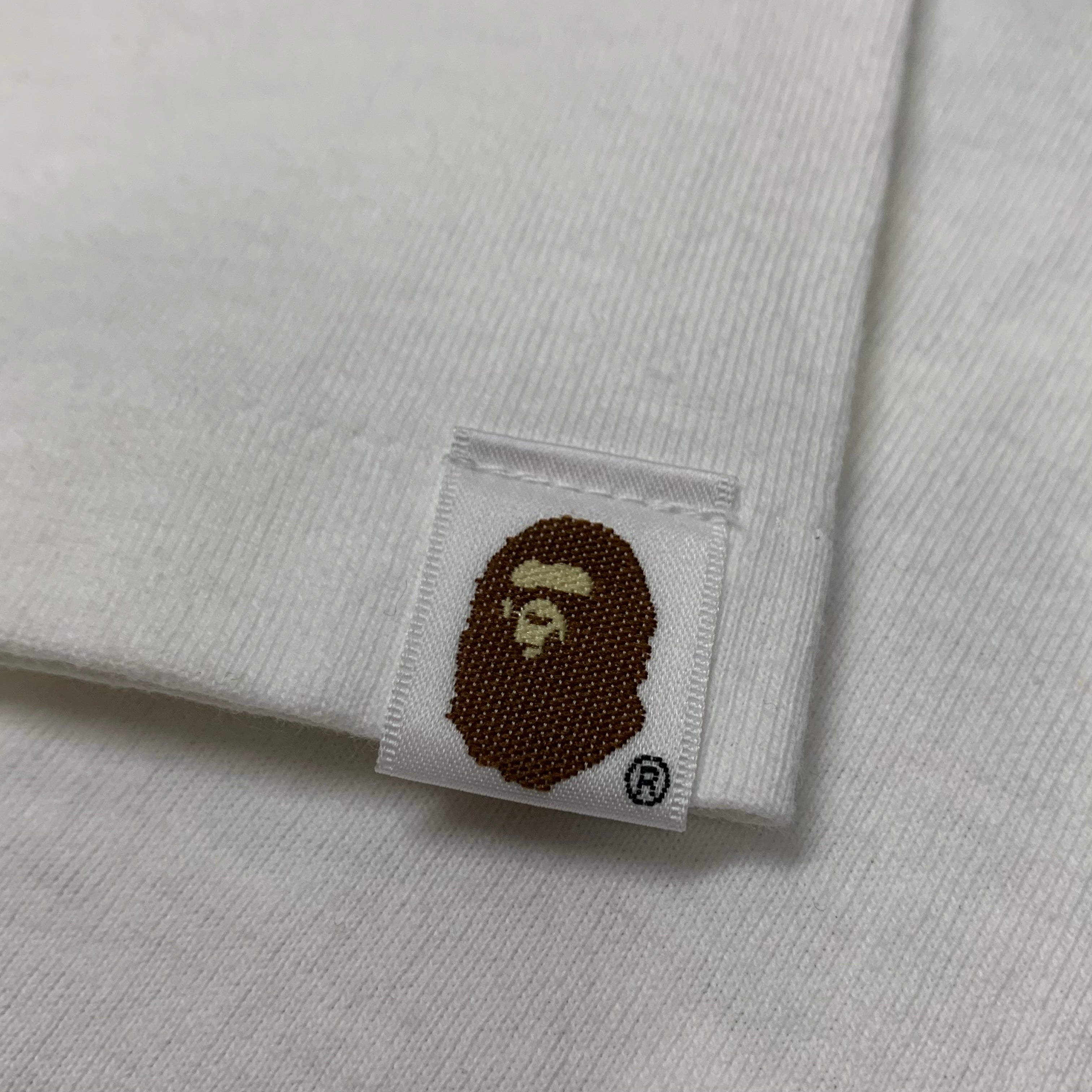 Bape Medium Tee Dragon Ball Z Son Goku & Piccolo Baby Milo White T-Shirt A Bathing Ape