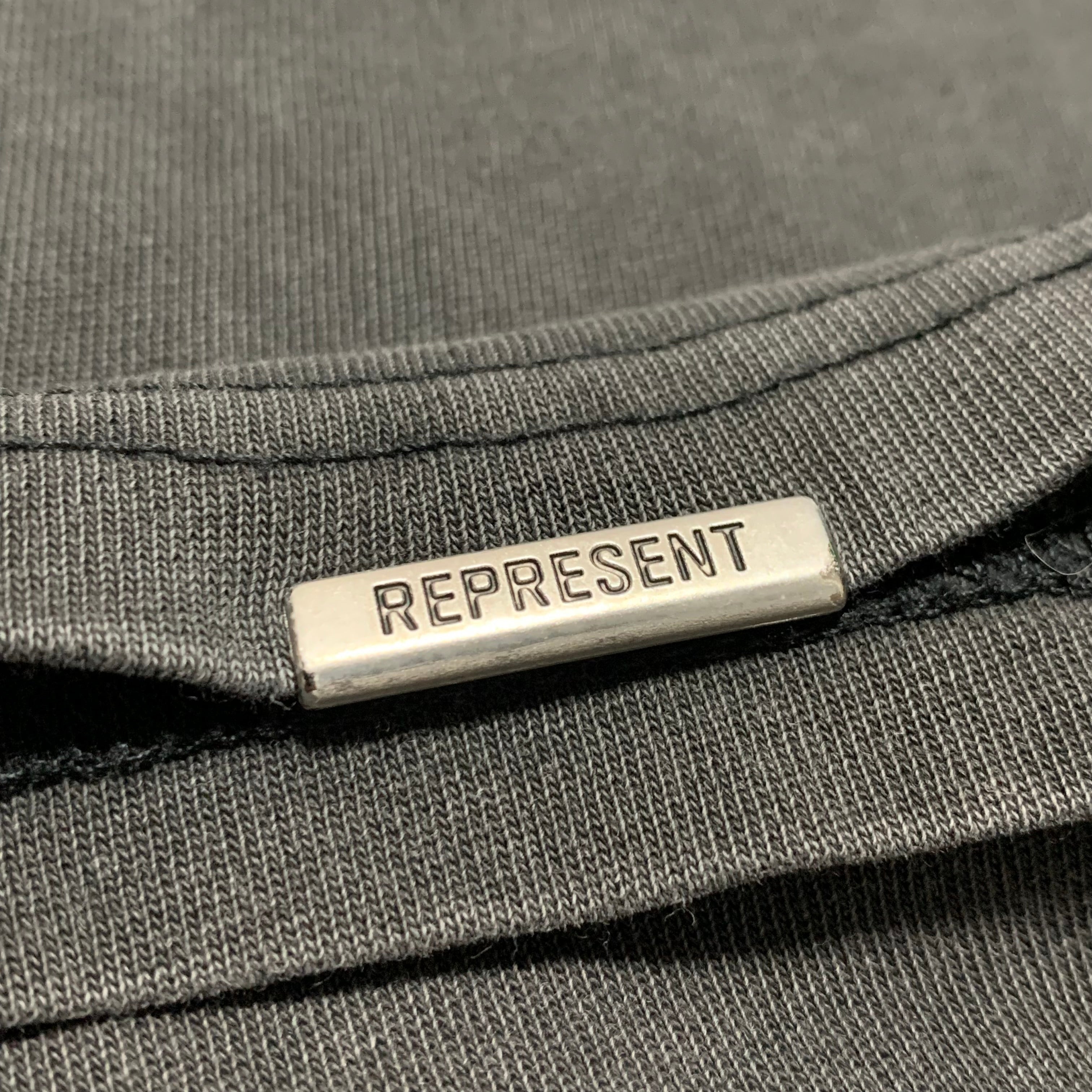 Represent Medium Mascot Vintage Grey Tee