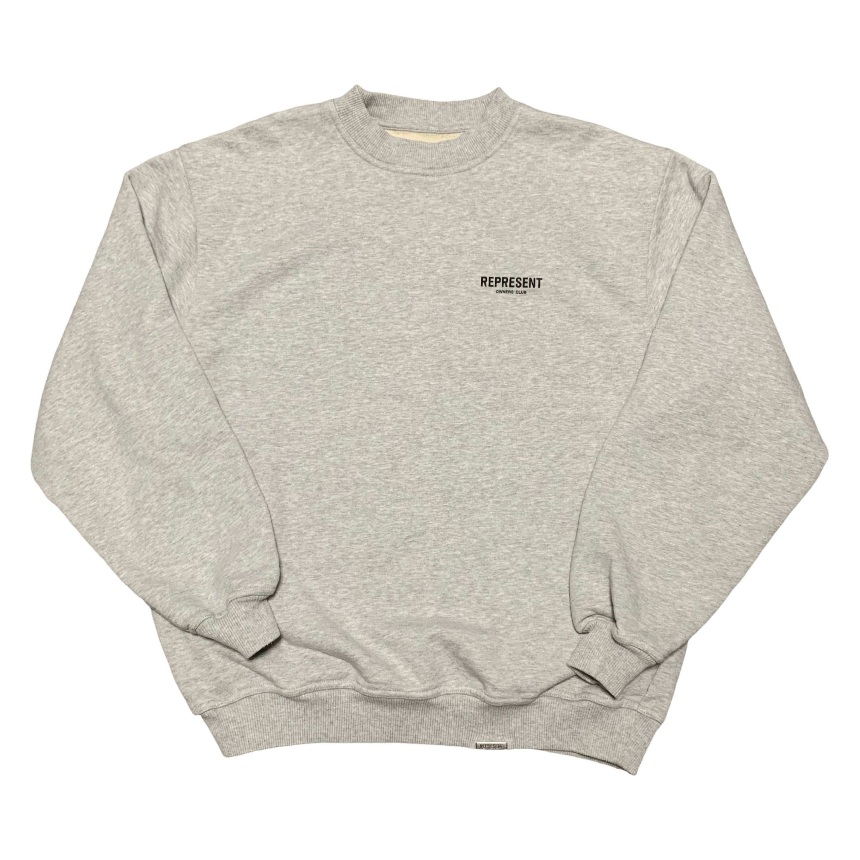 Represent Small Owners Club Grey Sweater Sweatshirt Crewneck