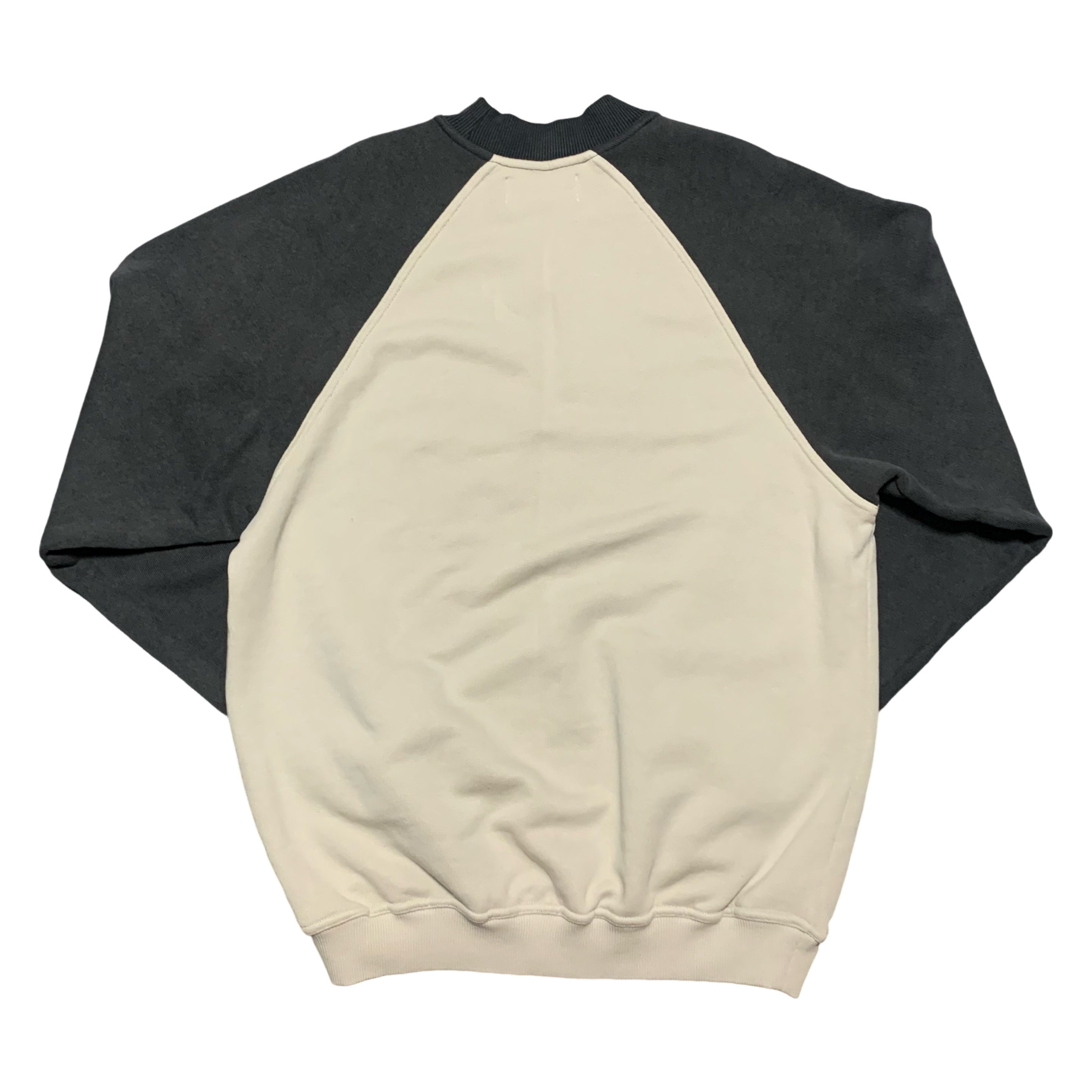 Represent Small Blanks Raglan Vintage White Sweater Sweatshirt Crewneck