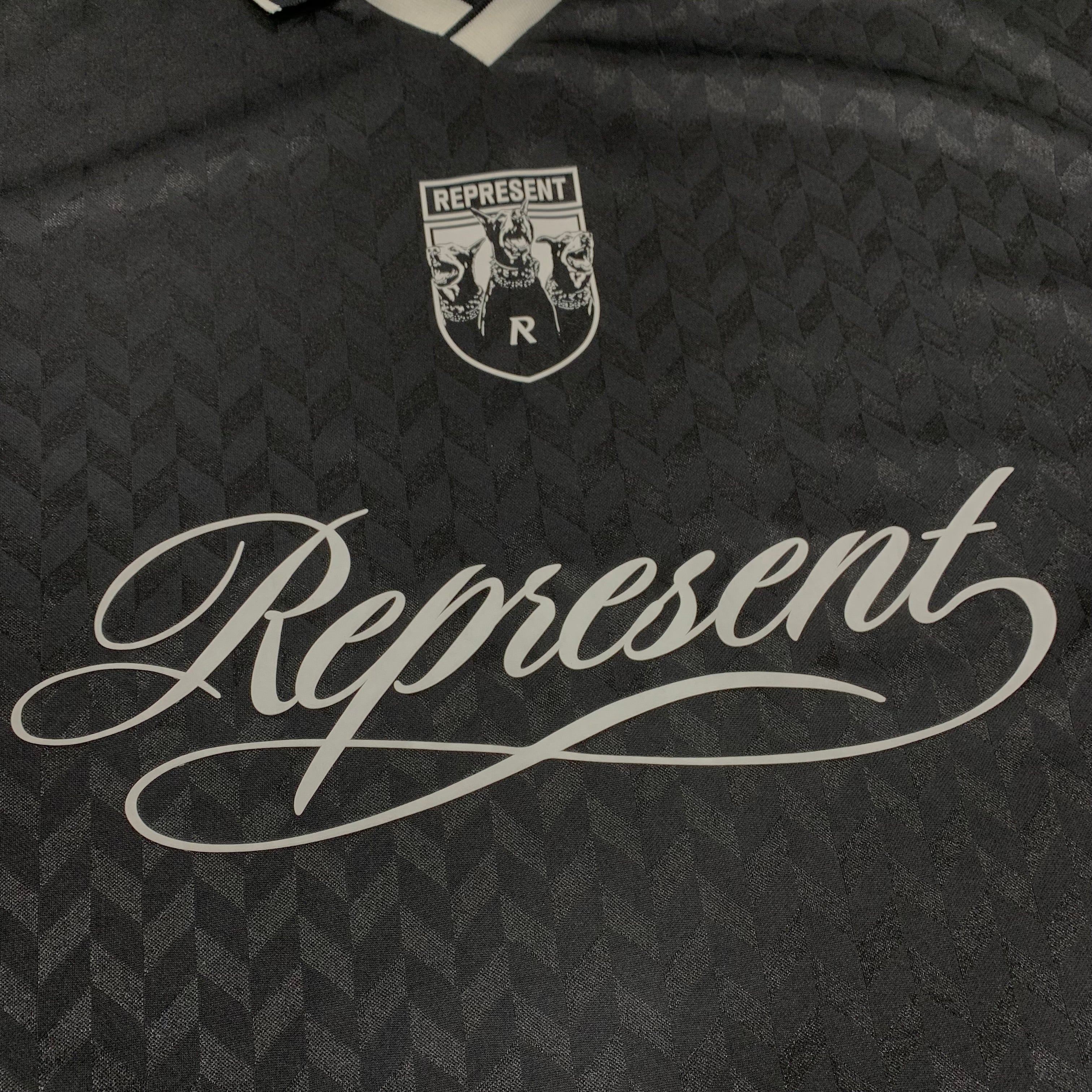 Represent Large Jersey Three Dogs Black Football Jersey Exclusive