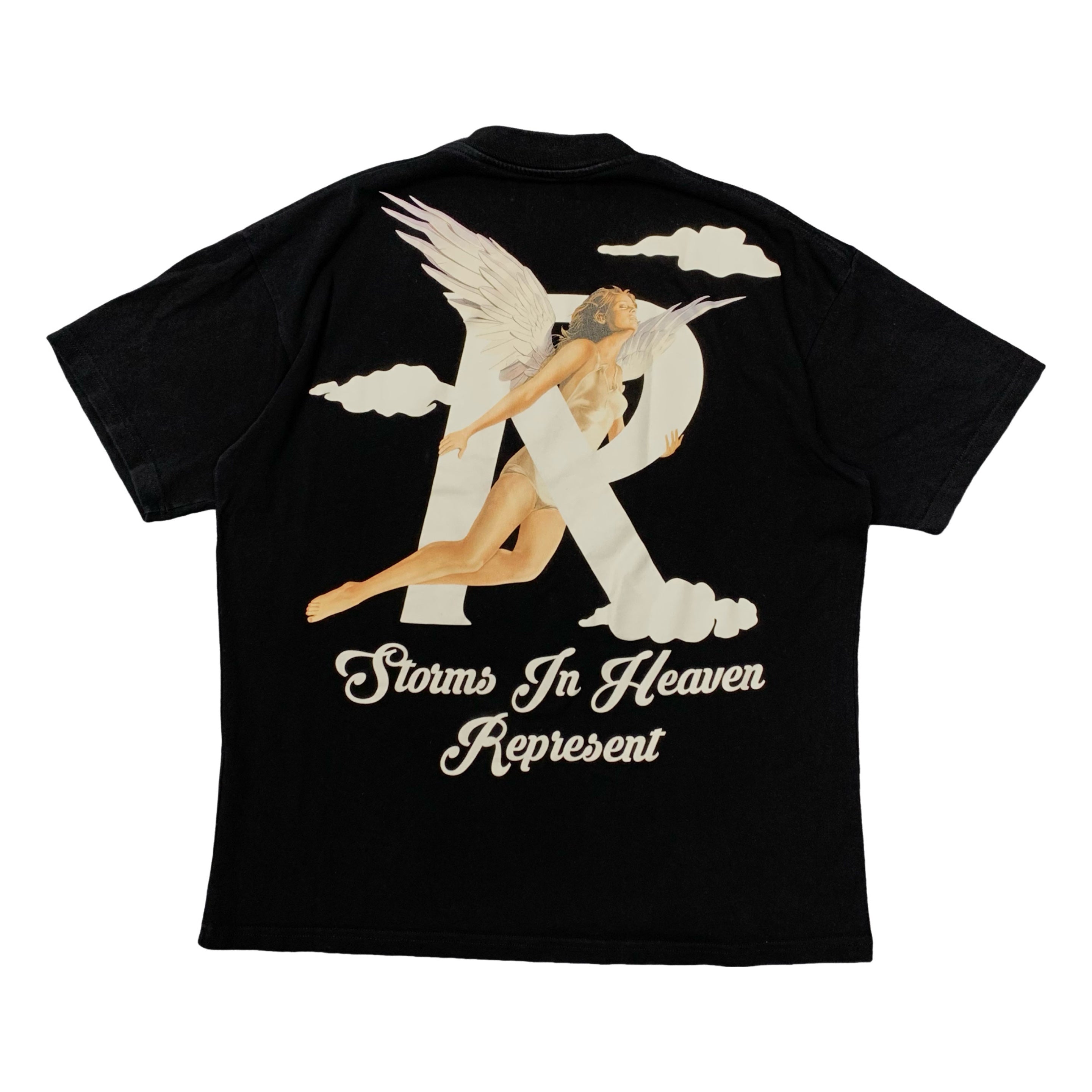 Represent Small Tee Storms Of Heaven Jet Black T-Shirt