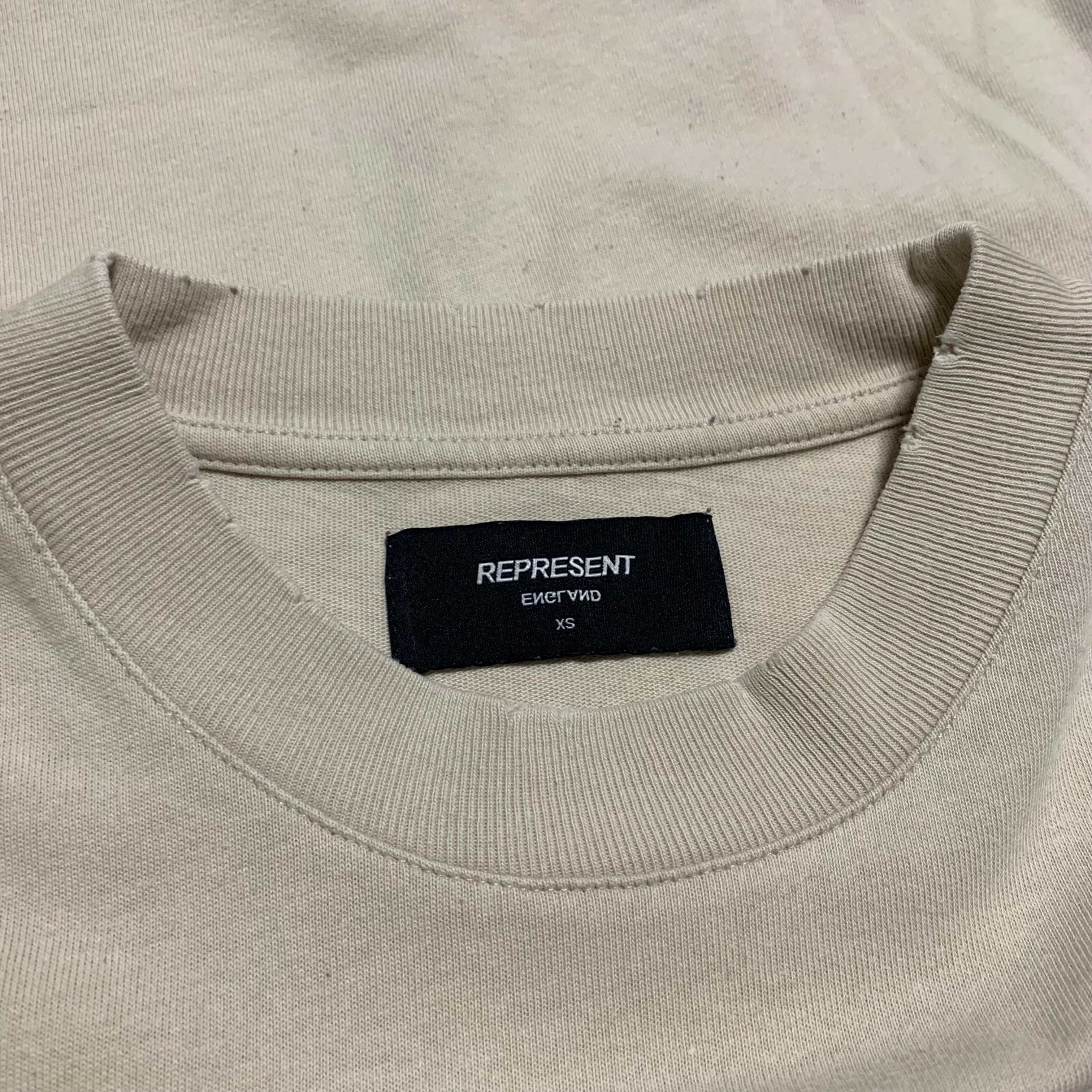 Represent XS British Thunder Vintage White Tee