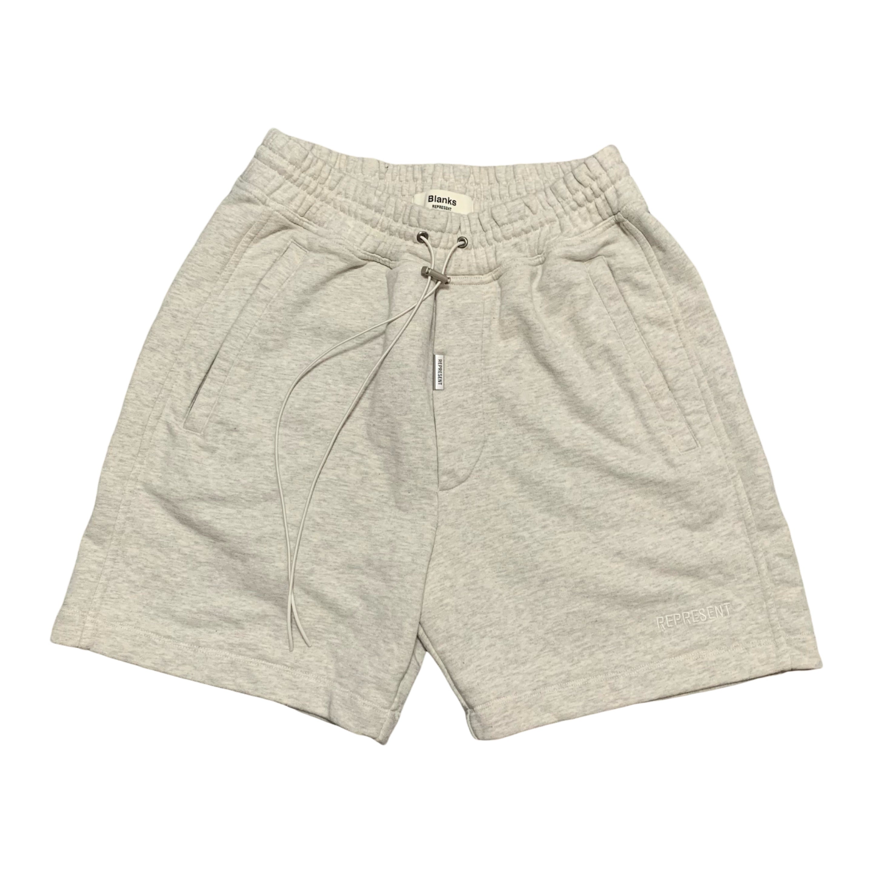 Represent Small Blanks Shorts Marl Grey Jogger Bottoms