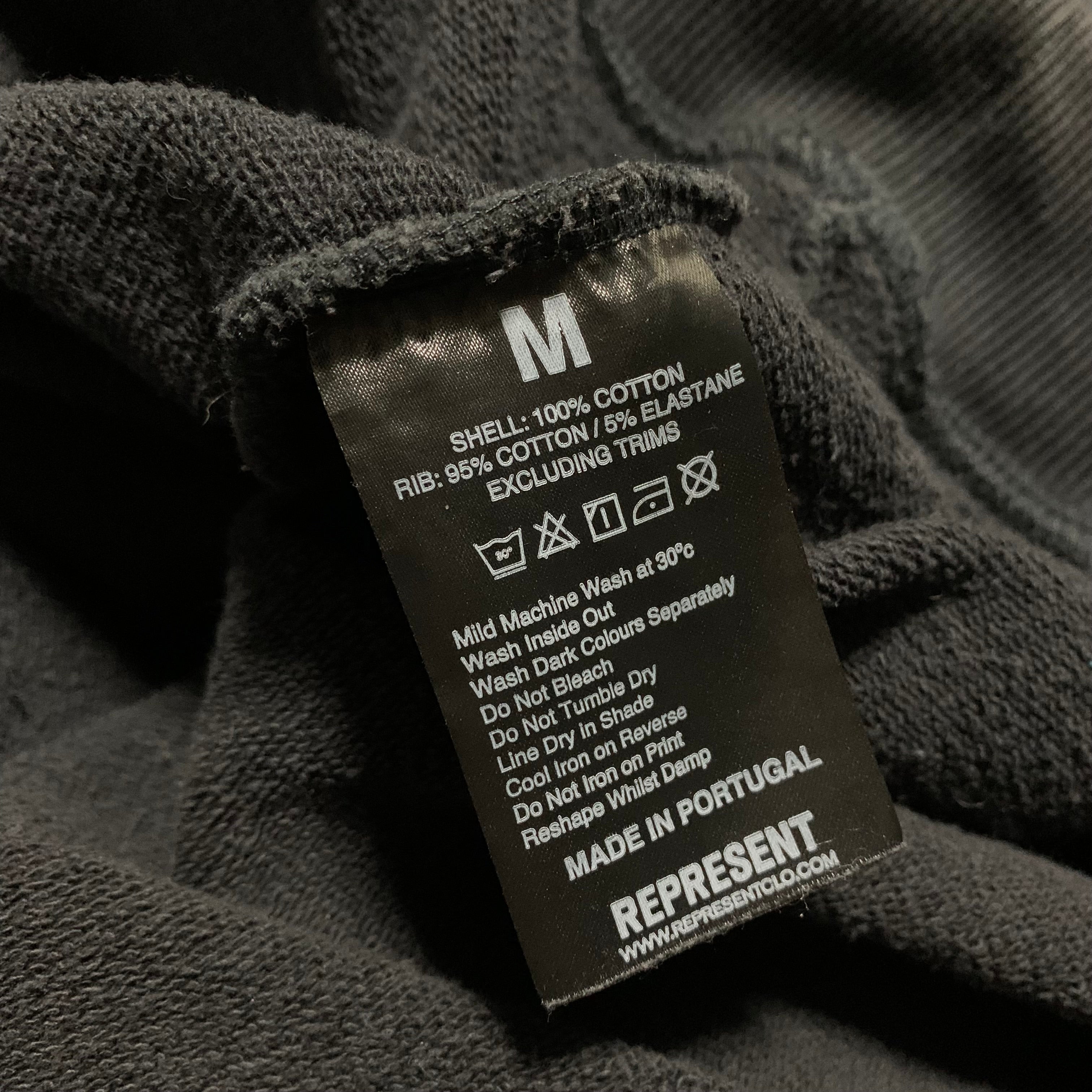 Represent Medium Bird Of Prey Jet Black Hoodie