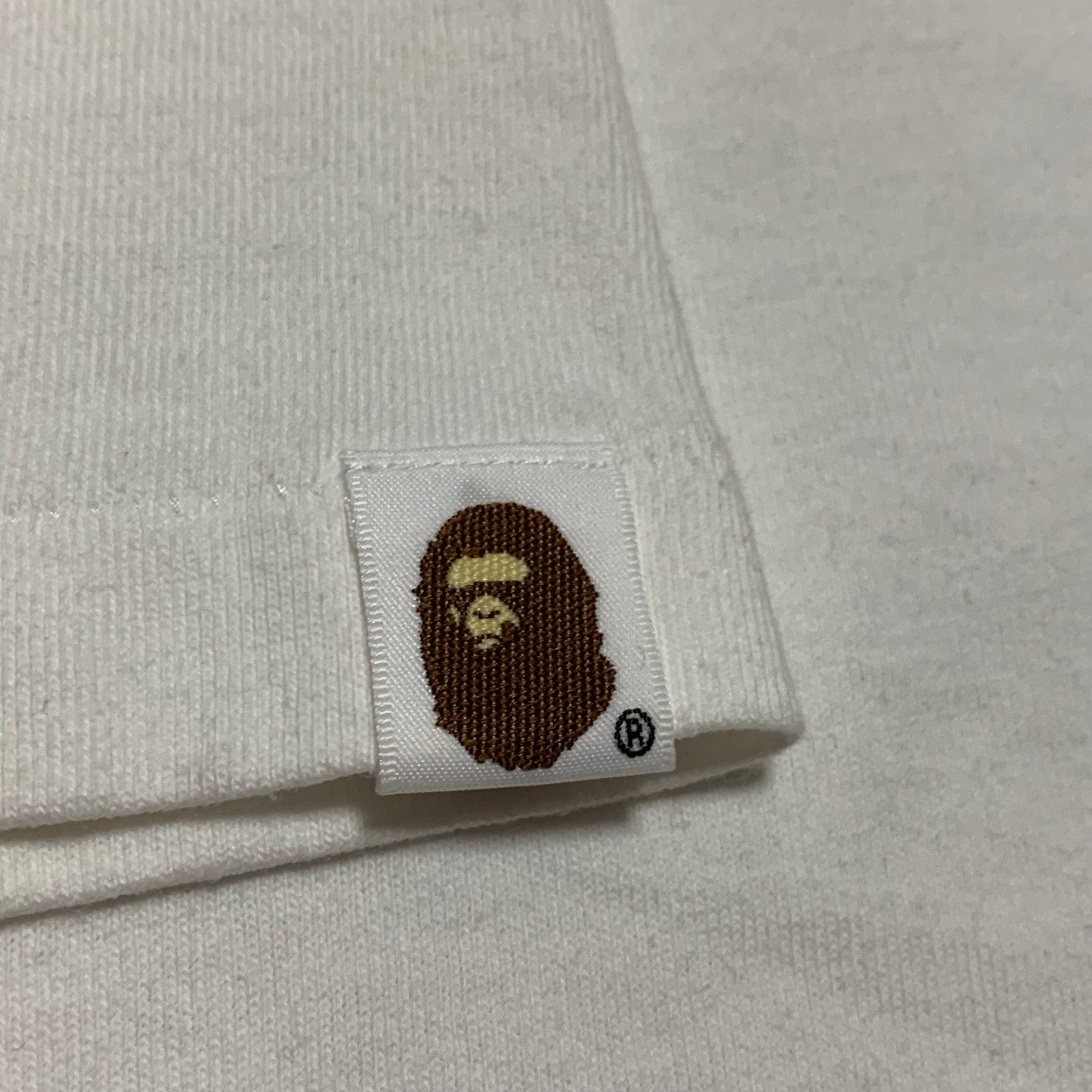 Bape Medium Ape Head Graphic White T-Shirt A Bathing Ape