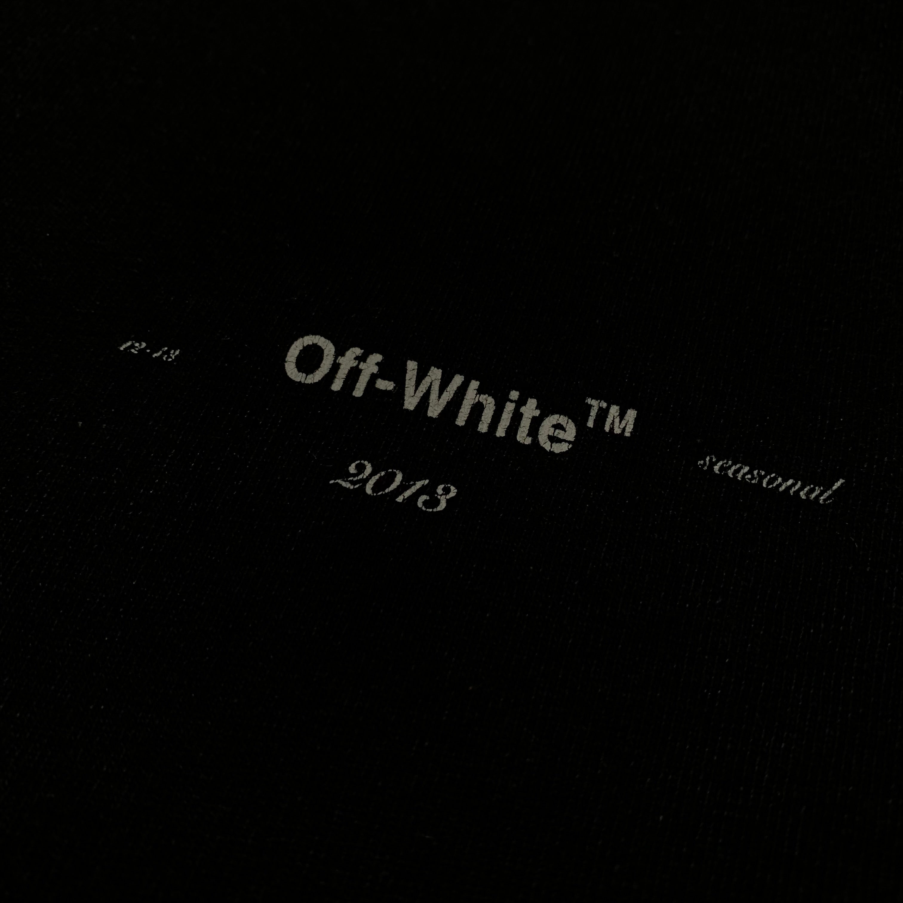 Off White Medium Arrows Black Tee Virgil Abloh