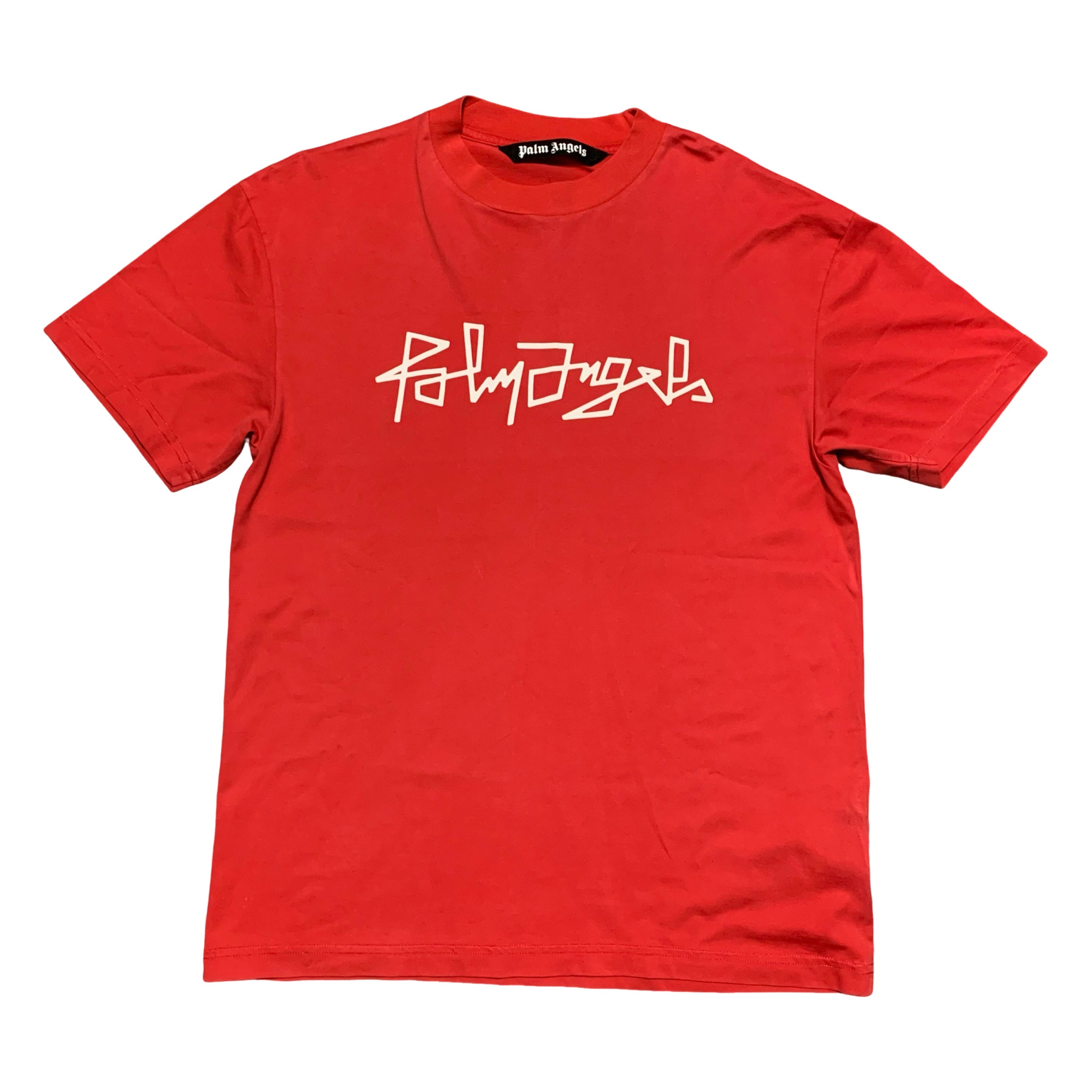 Palm Angels Medium Desert Logo Red Tee