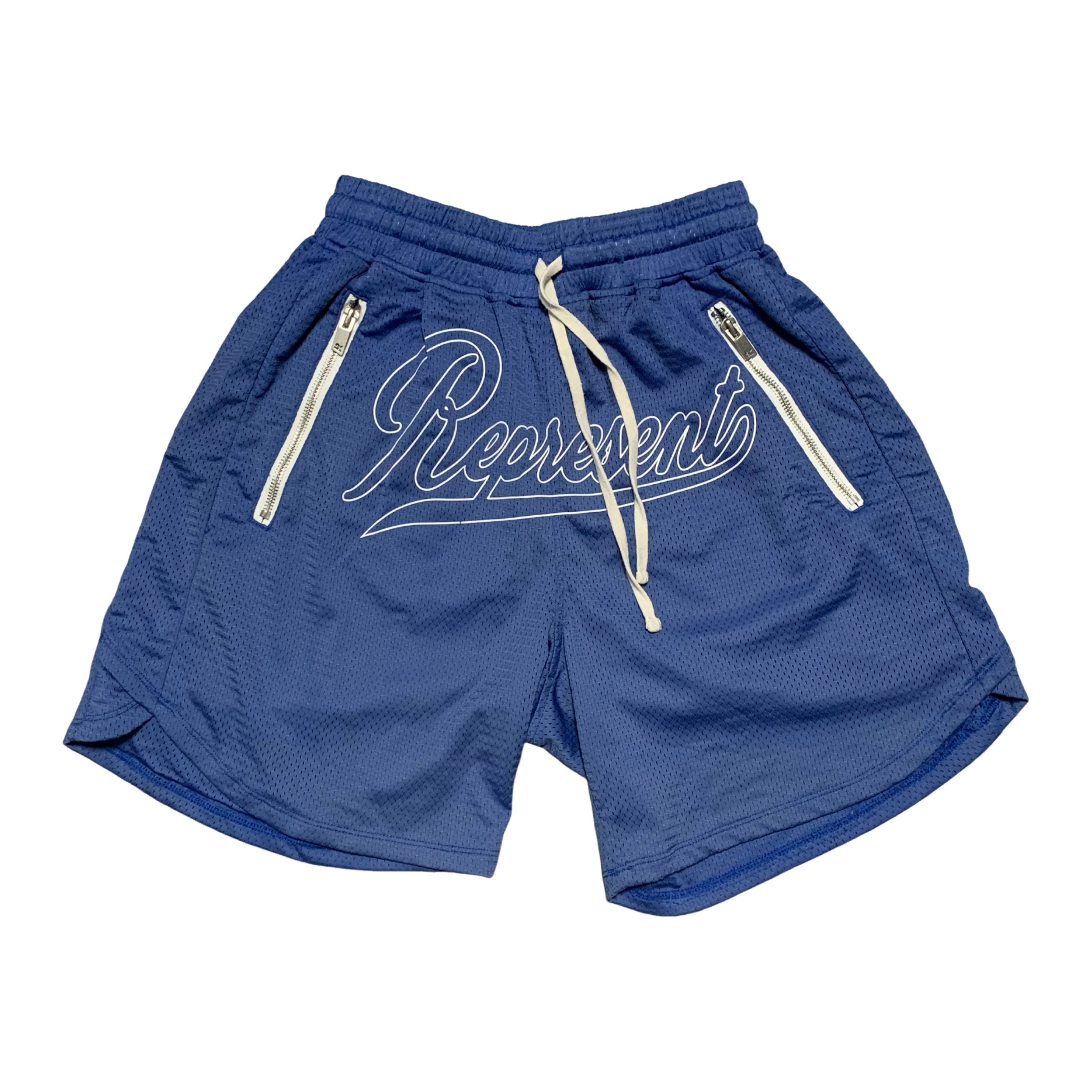 Represent XS Shorts Basketball Mesh Blue Shorts