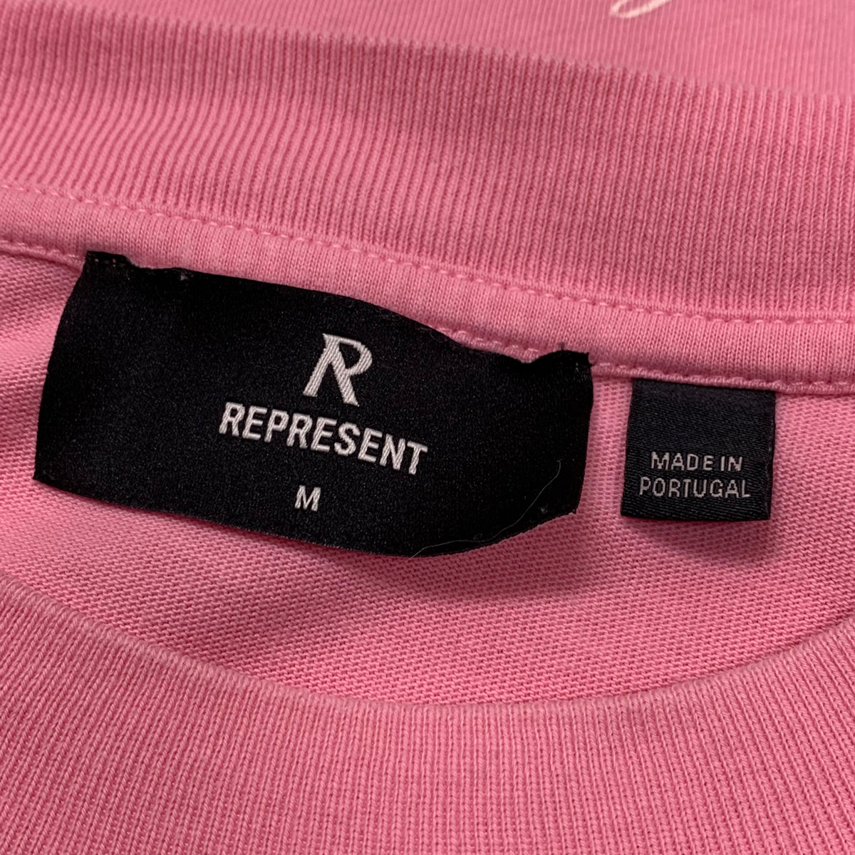 Represent Medium Tee Owners Club Script Pink T-Shirt